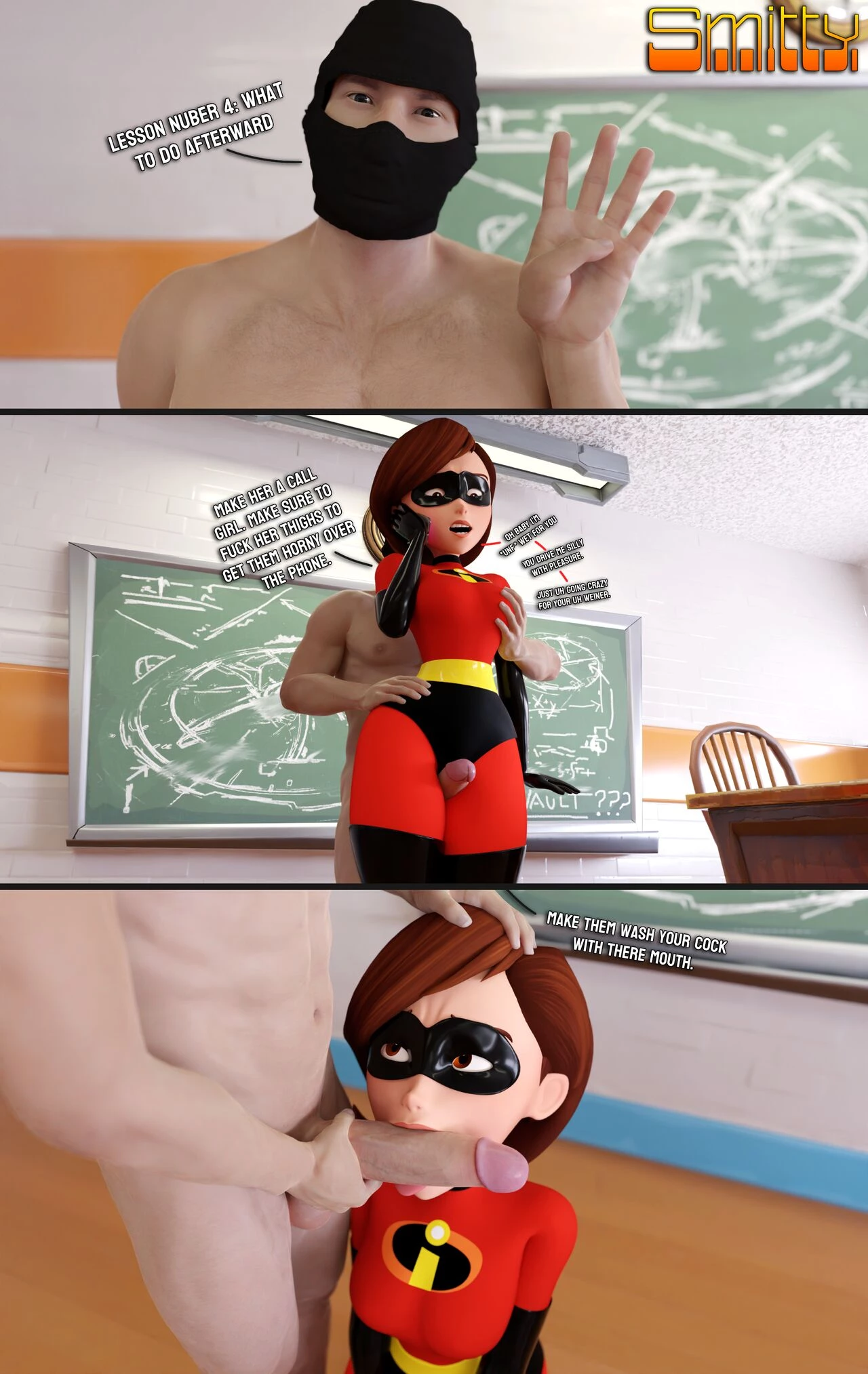 How to defeat a Heroine, with Elastigirl [Smitty] - 1. How to defeat a Heroine, with Elastigirl - Page 13
