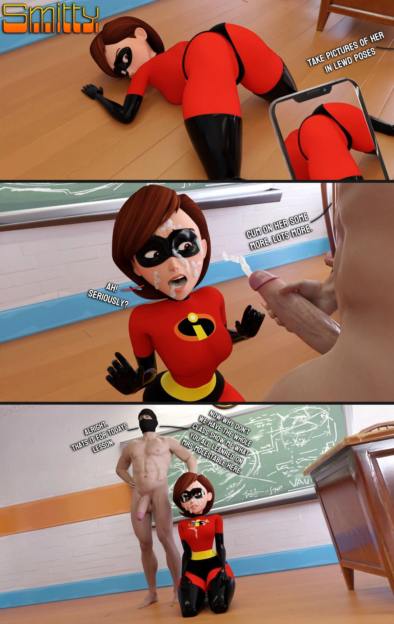 How to defeat a Heroine, with Elastigirl [Smitty] - 1. How to defeat a Heroine, with Elastigirl - Page 14