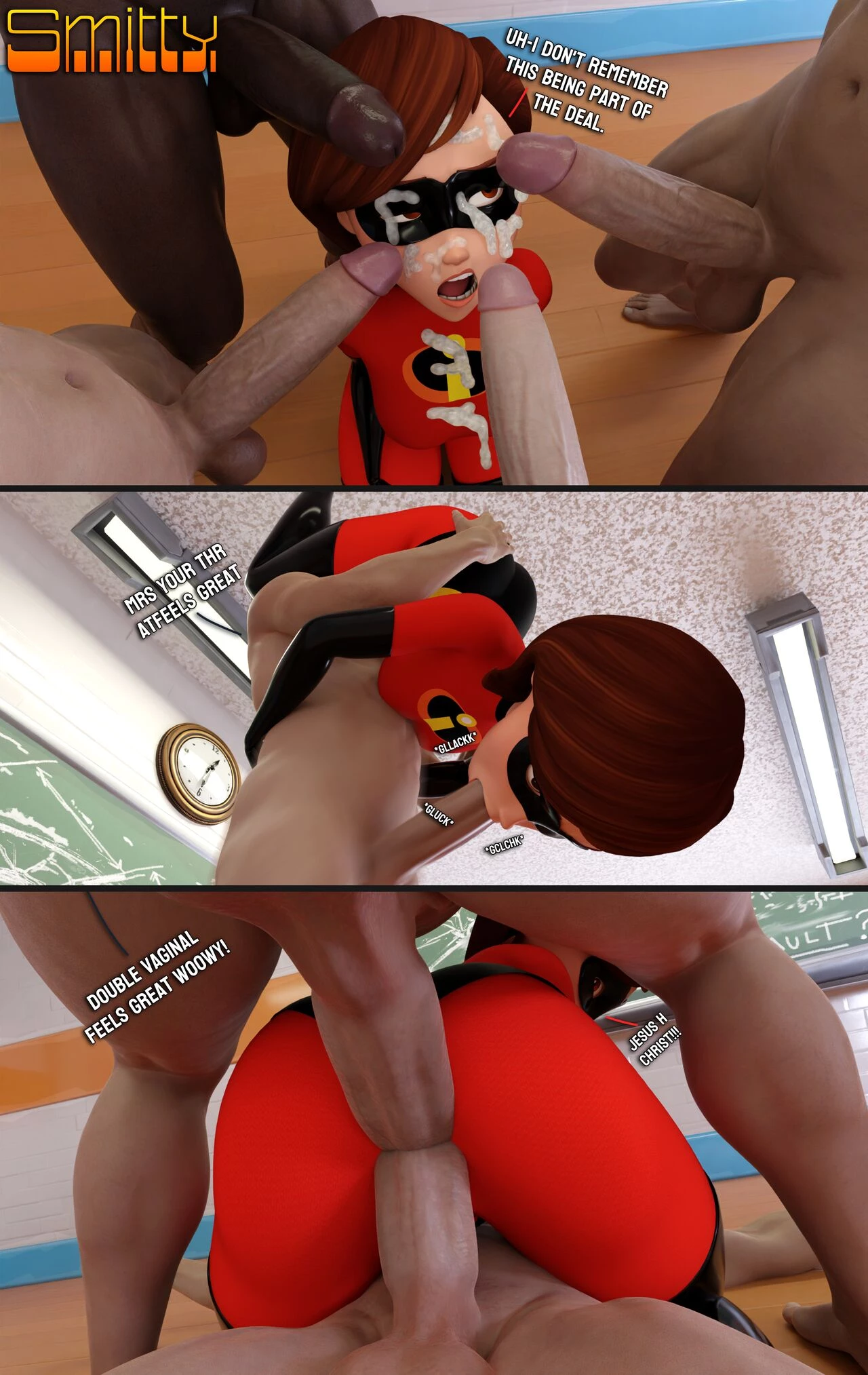 How to defeat a Heroine, with Elastigirl [Smitty] - 1. How to defeat a Heroine, with Elastigirl - Page 15