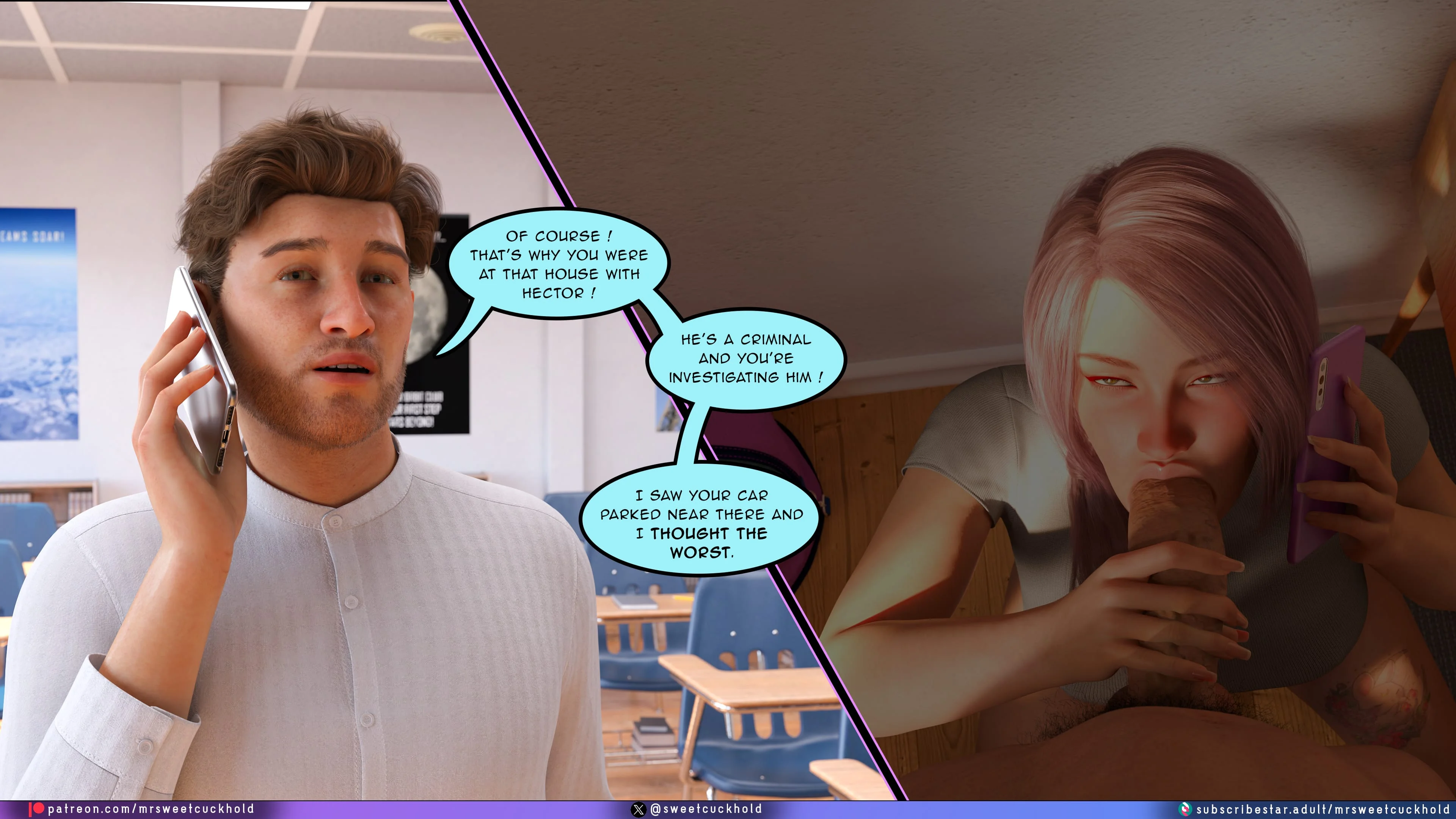 Undercover Betrayal [Mr.SweetCuckhold] - Undercover Betrayal 7 - Page 51