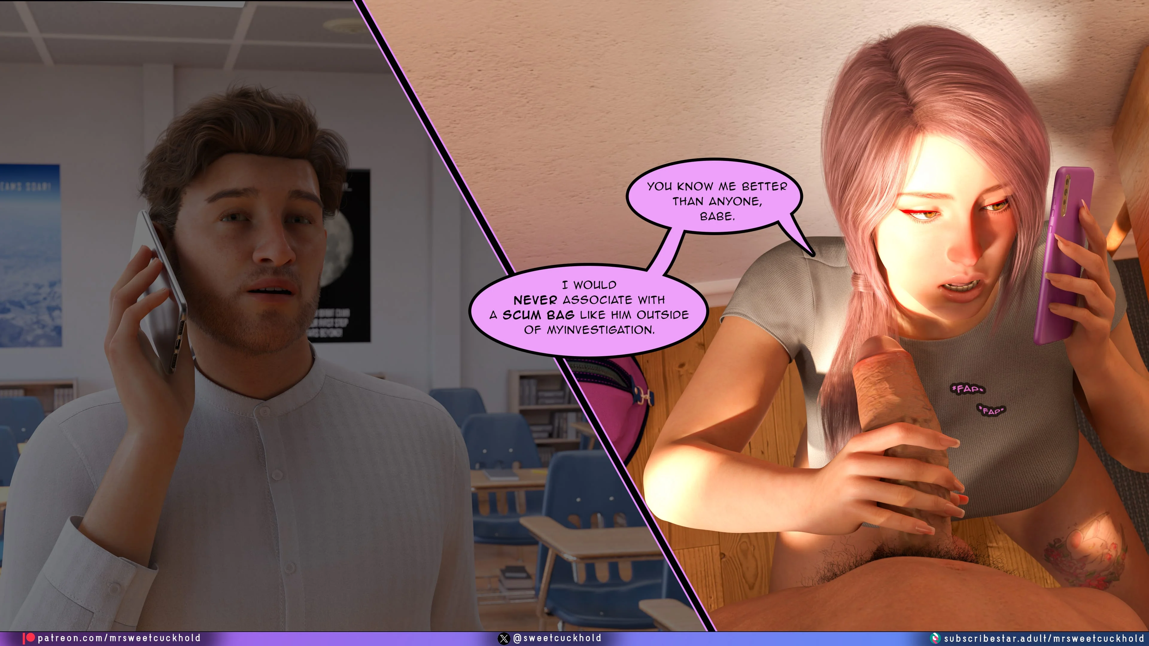 Undercover Betrayal [Mr.SweetCuckhold] - Undercover Betrayal 7 - Page 53