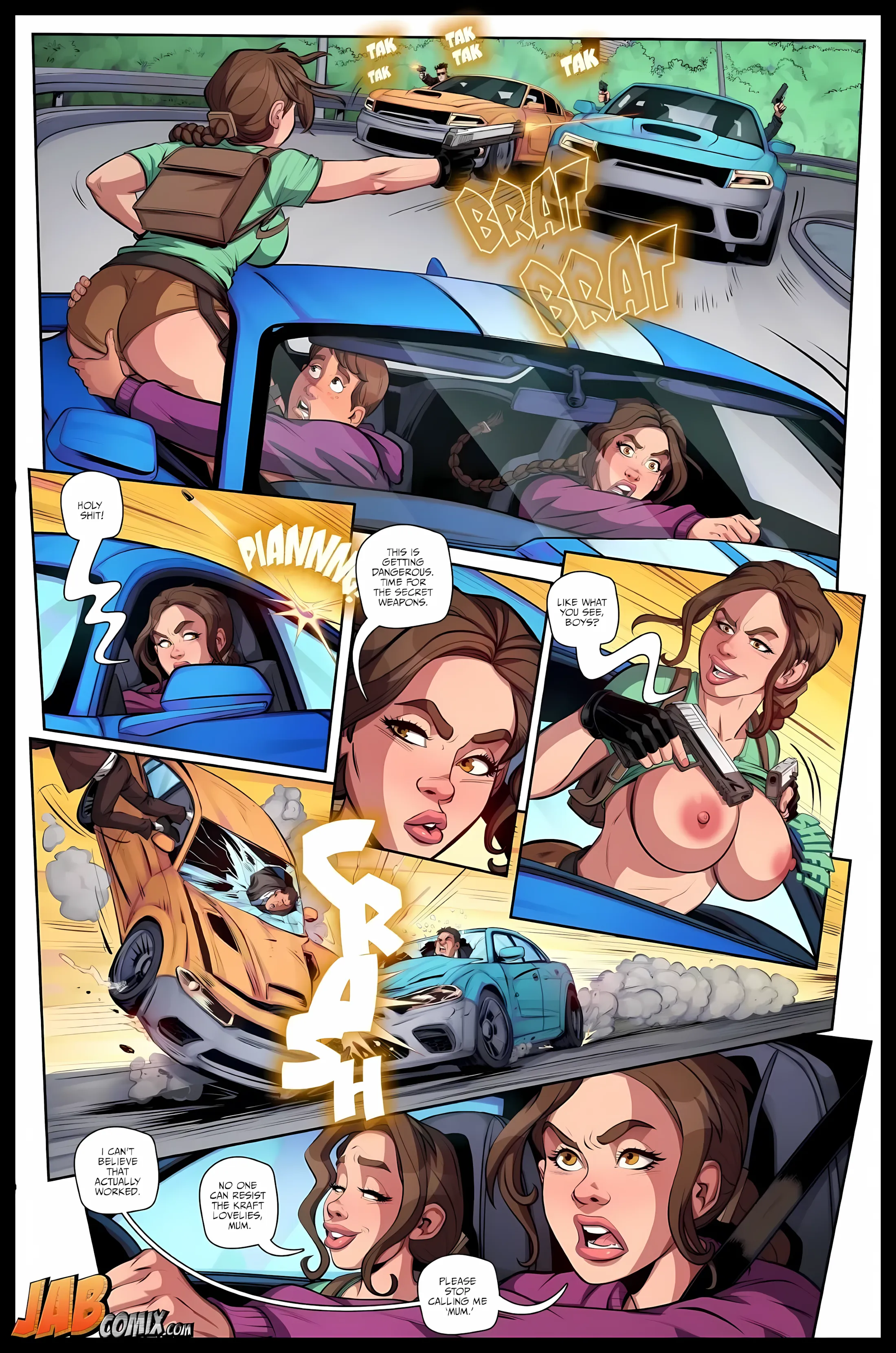 Tomb Tart [Jabcomix] - 2 . Tomb Tart - Issue 2 (Tomb Raider) - Page 17