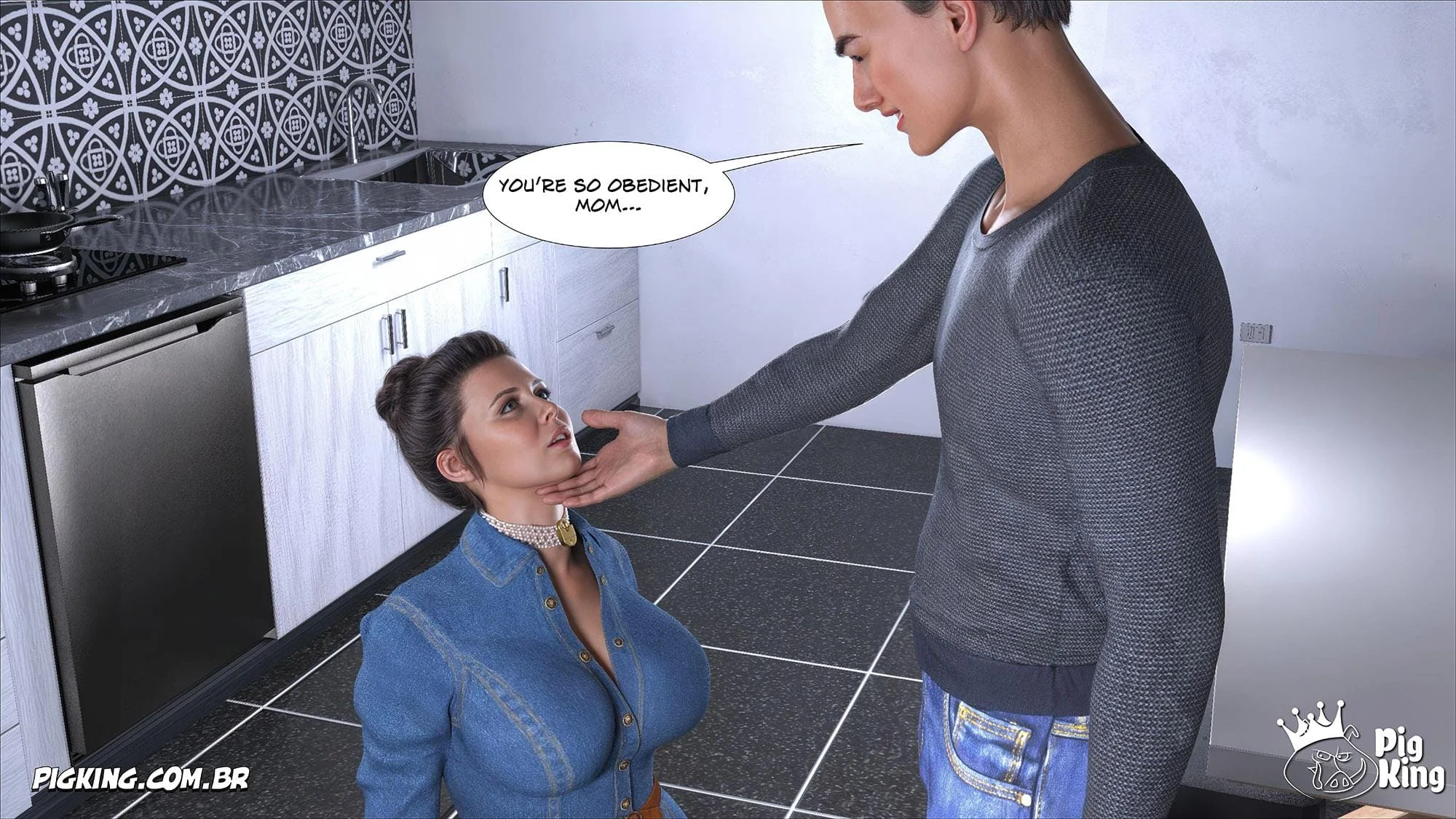 The Collar [CrazyDad3D] - 1 . The Collar - Chapter 1 - Page 9