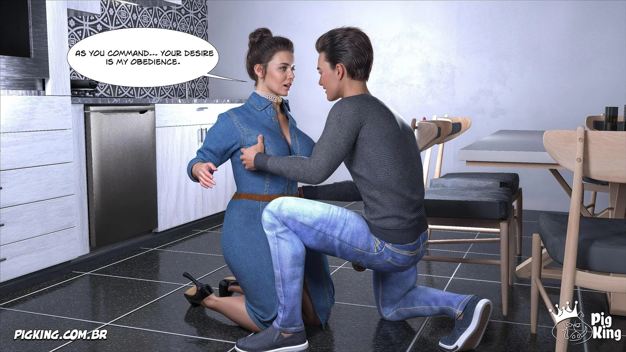 The Collar [CrazyDad3D] - 1 . The Collar - Chapter 1 - Page 28