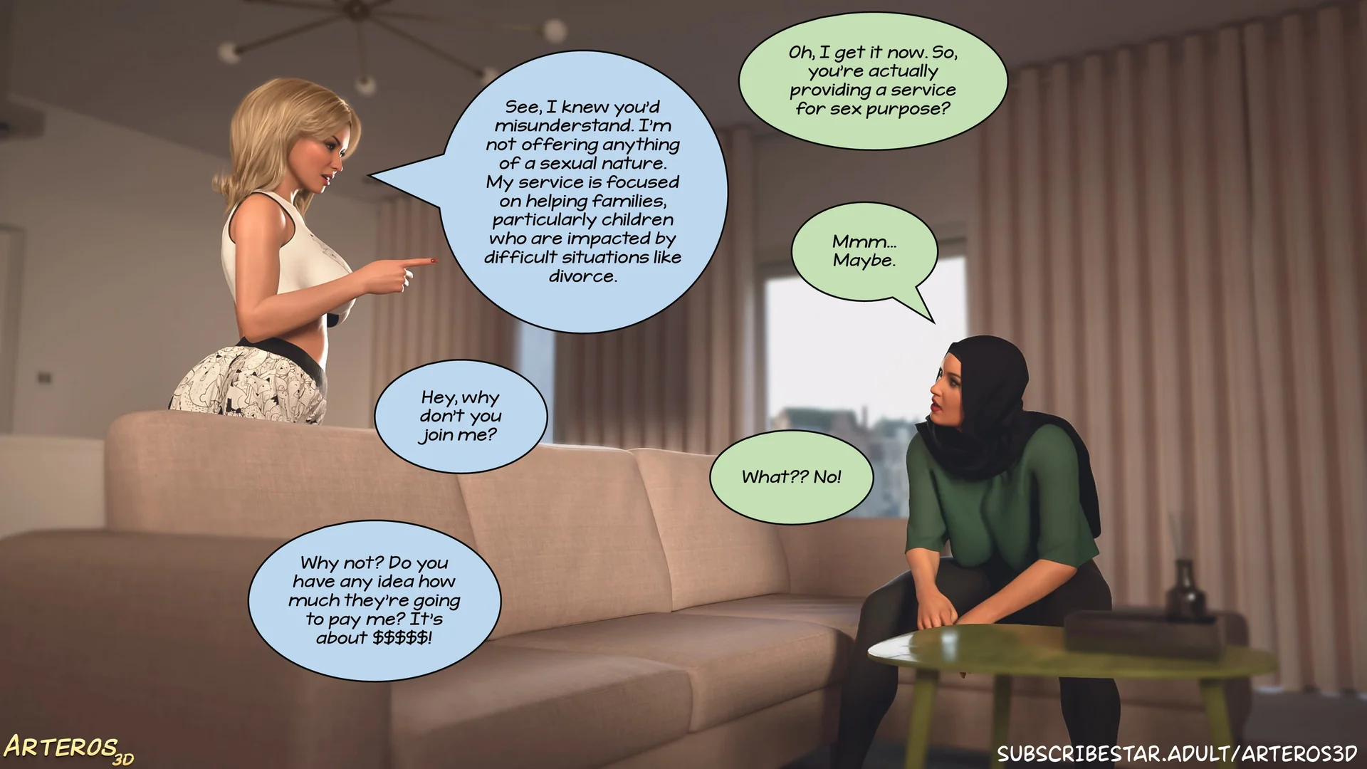 New Passion in Town [Arteros3D] - 2 . New Passion In Town - Ch. 02 [Arteros3D] - Page 8