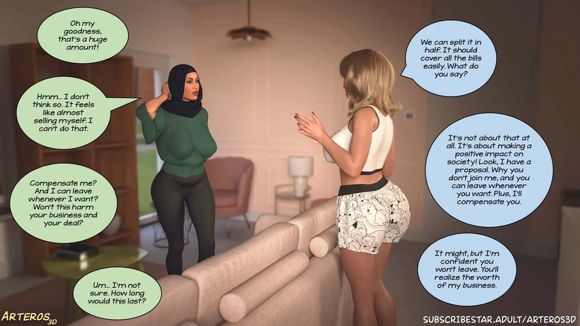 New Passion in Town [Arteros3D] - 2 . New Passion In Town - Ch. 02 [Arteros3D] - Page 9