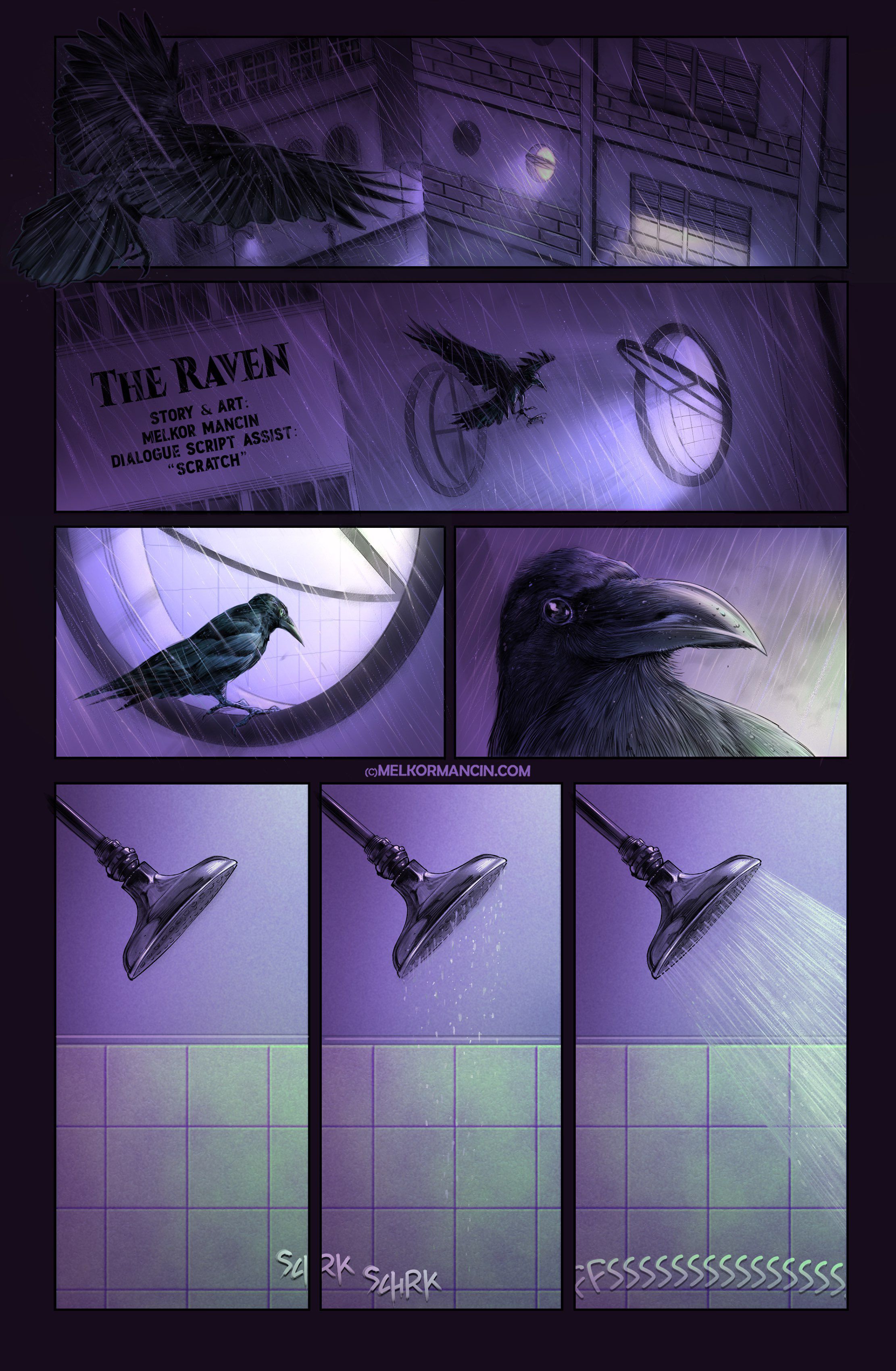 The Raven Romulo Melkor Mancin The Raven GEDE Comix