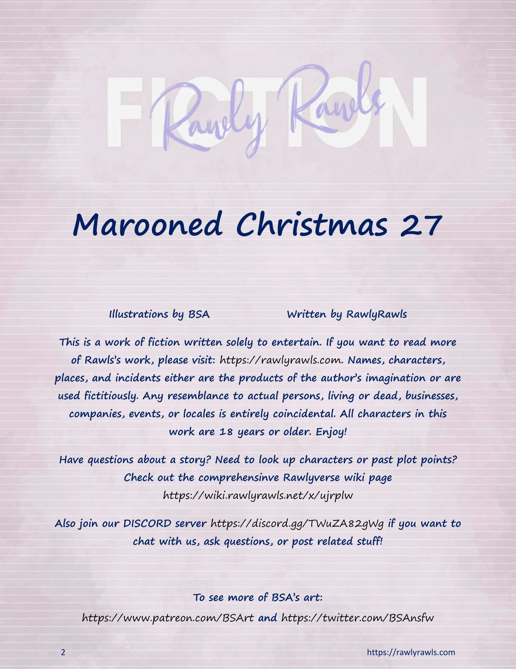 Marooned Christmas [BSA , Rawly Rawls] - 27 . Marooned Christmas - Chapter 27 [BSA , Rawly Rawls] - Page 2