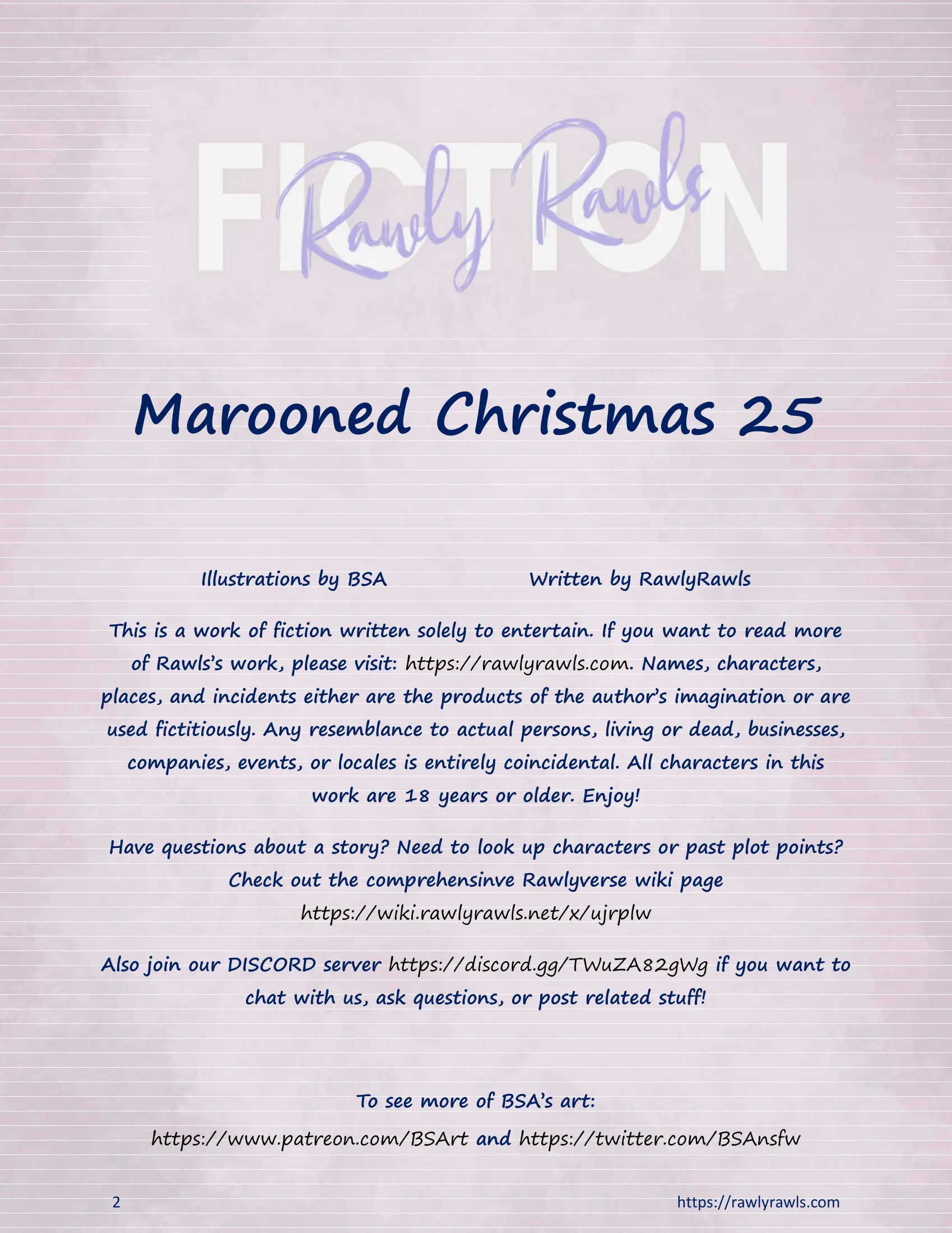 Marooned Christmas [BSA , Rawly Rawls] - 25 . Marooned Christmas - Chapter 25 [BSA , Rawly Rawls] - Page 2