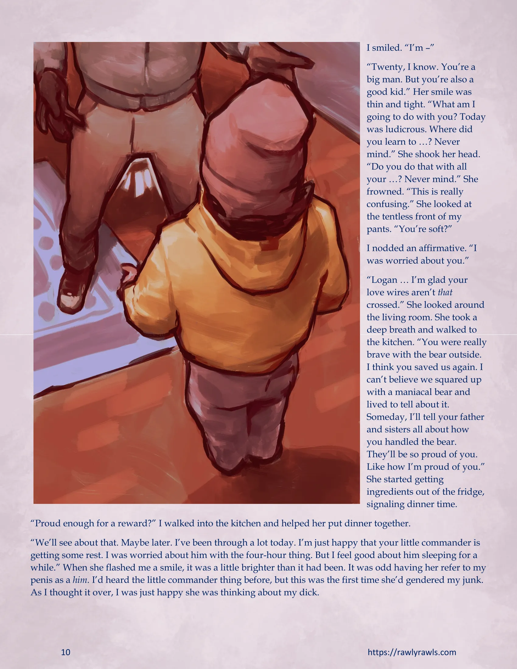 Marooned Christmas [BSA , Rawly Rawls] - 14 . Marooned Christmas - Chapter 14 [BSA , Rawly Rawls] - Page 10