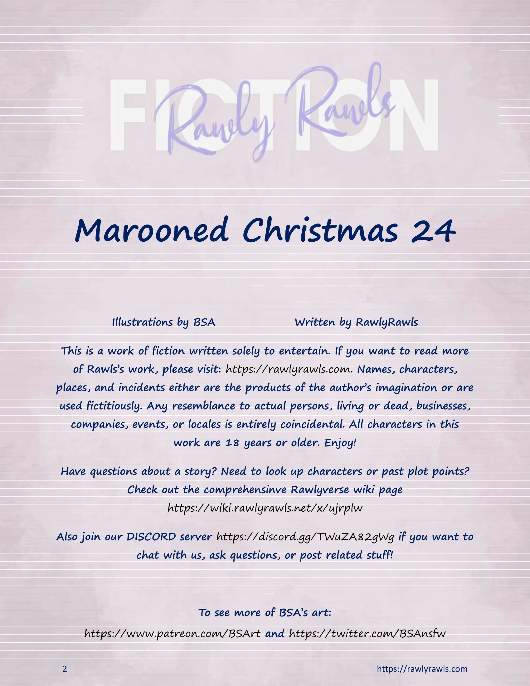 Marooned Christmas [BSA , Rawly Rawls] - 24 . Marooned Christmas - Chapter 24 [BSA , Rawly Rawls] - Page 2