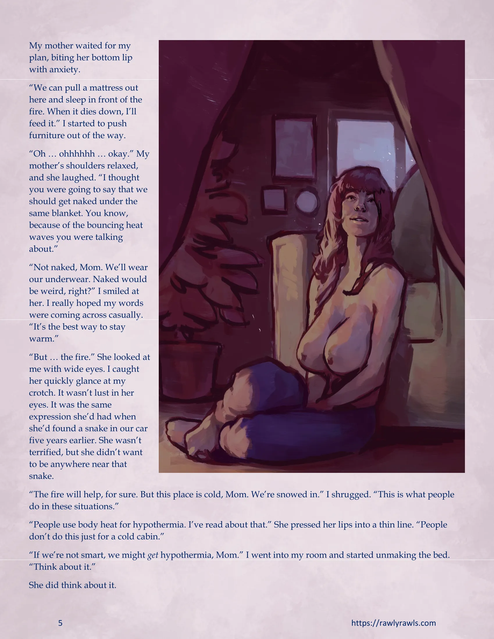 Marooned Christmas [BSA , Rawly Rawls] - 4 . Marooned Christmas - Chapter 4 [BSA , Rawly Rawls] - Page 5