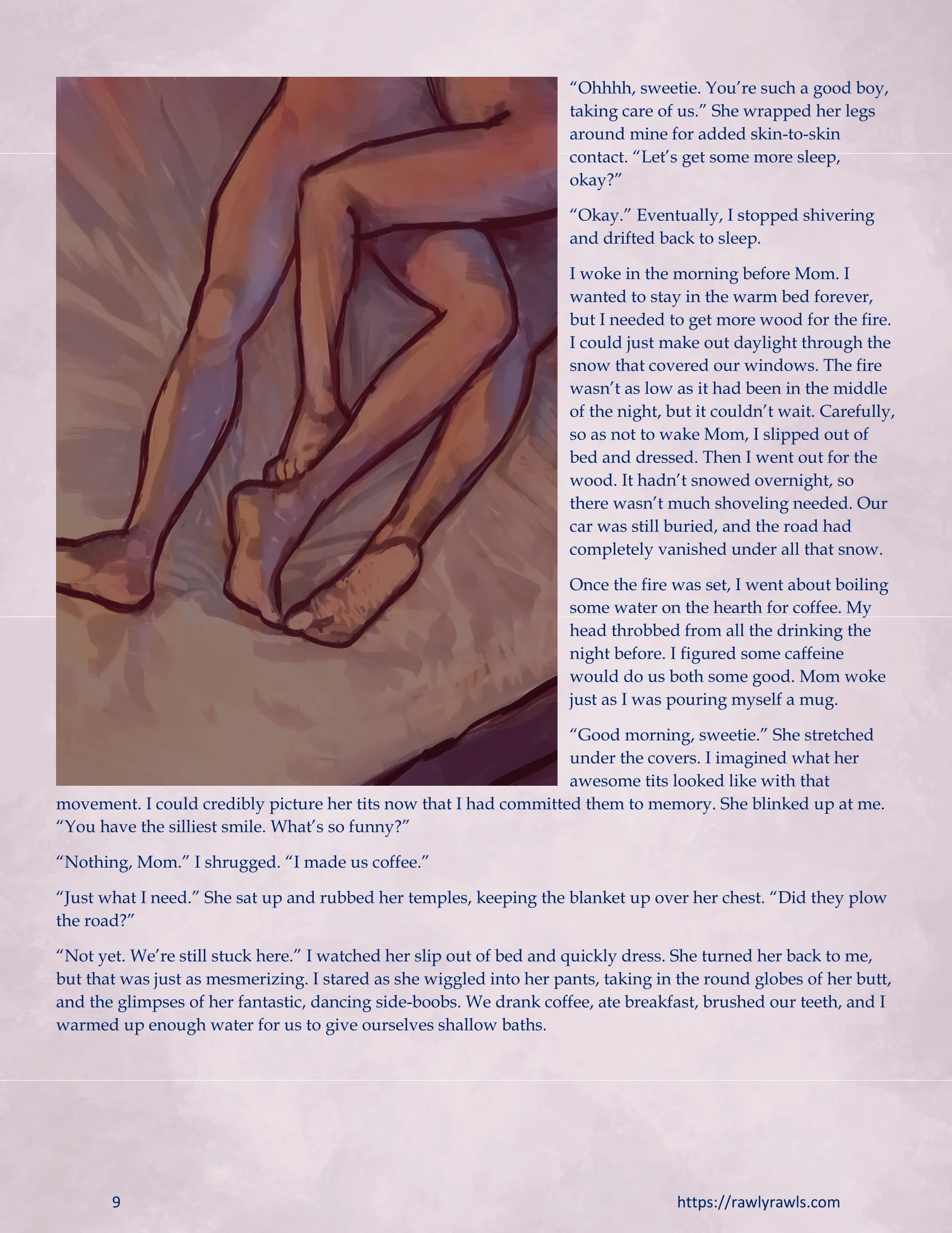 Marooned Christmas [BSA , Rawly Rawls] - 4 . Marooned Christmas - Chapter 4 [BSA , Rawly Rawls] - Page 9