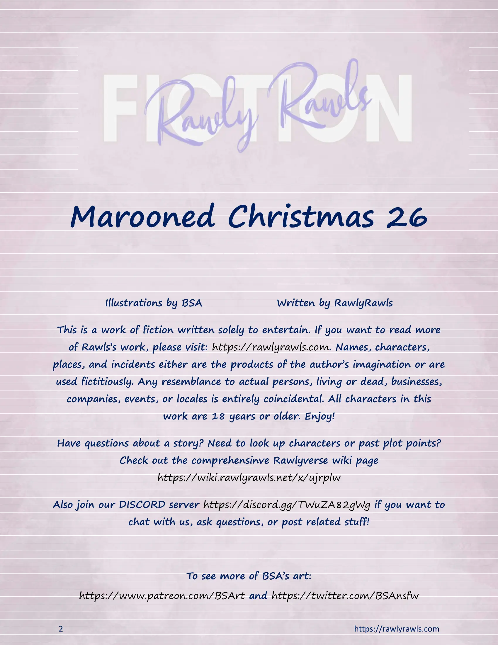 Marooned Christmas [BSA , Rawly Rawls] - 26 . Marooned Christmas - Chapter 26 [BSA , Rawly Rawls] - Page 2