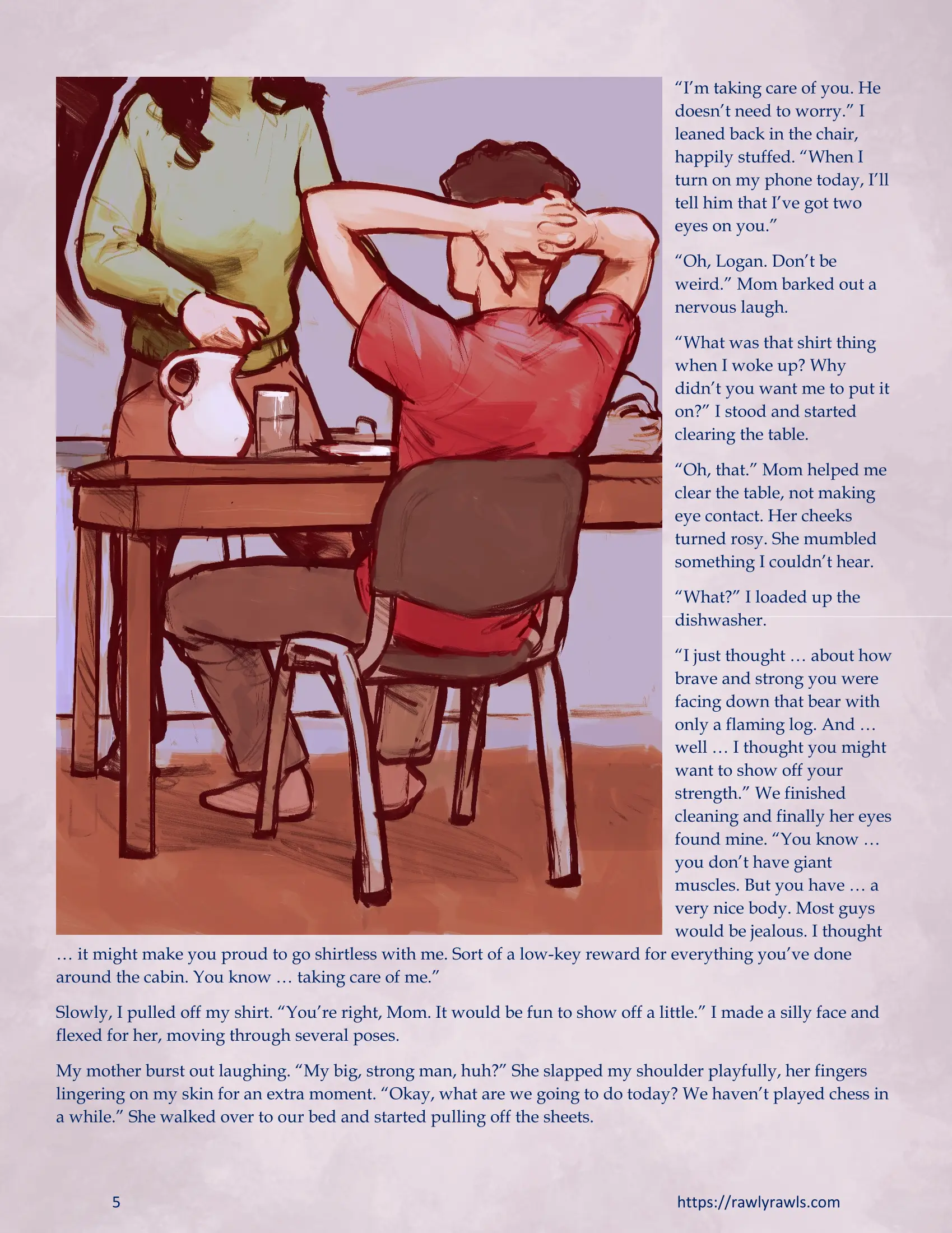 Marooned Christmas [BSA , Rawly Rawls] - 12 . Marooned Christmas - Chapter 12 [BSA , Rawly Rawls] - Page 5