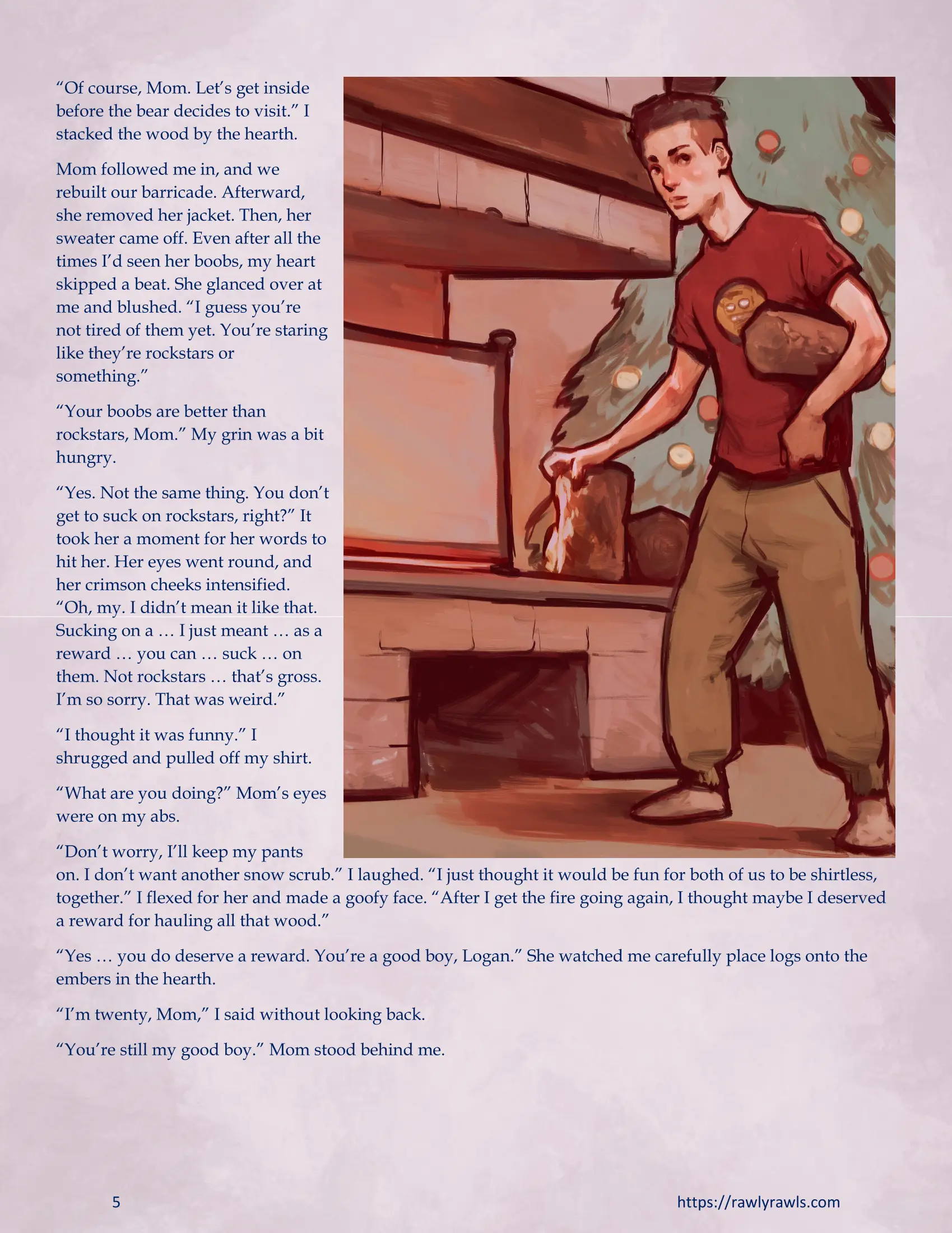 Marooned Christmas [BSA , Rawly Rawls] - 13 . Marooned Christmas - Chapter 13 [BSA , Rawly Rawls] - Page 5