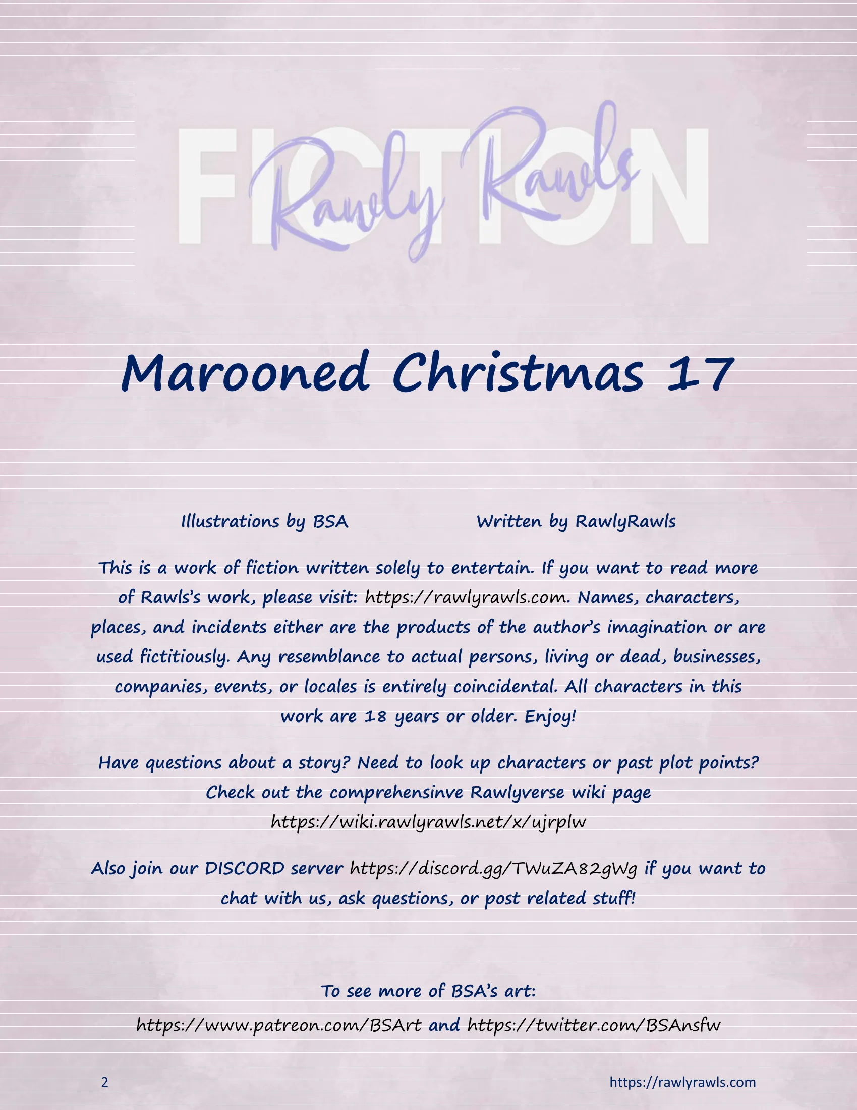 Marooned Christmas [BSA , Rawly Rawls] - 17 . Marooned Christmas - Chapter 17 [BSA , Rawly Rawls] - Page 2