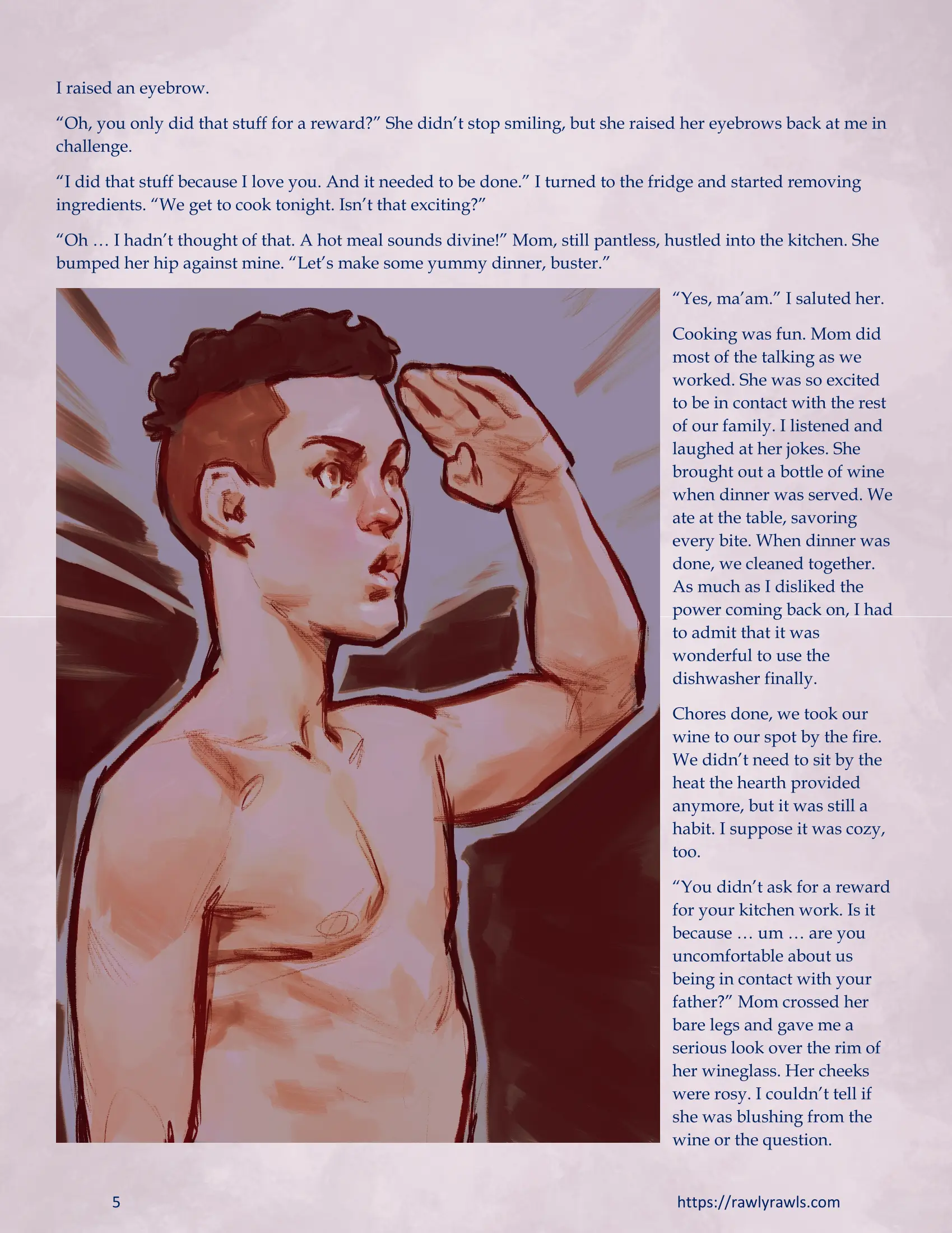 Marooned Christmas [BSA , Rawly Rawls] - 11 . Marooned Christmas - Chapter 11 [BSA , Rawly Rawls] - Page 5