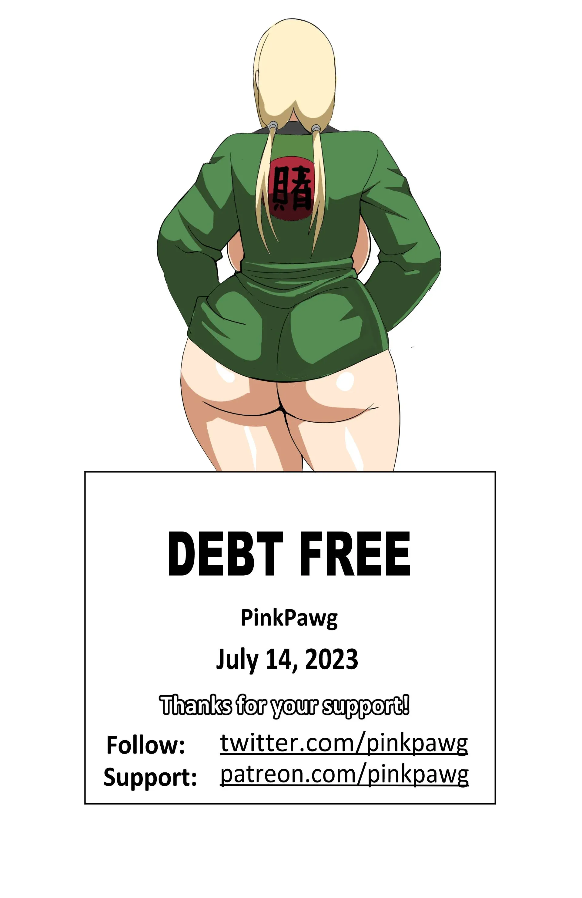 Debt Free (Naruto) - 1 . Debt Free - Chapter 1 [Pink Pawg] - Page 24