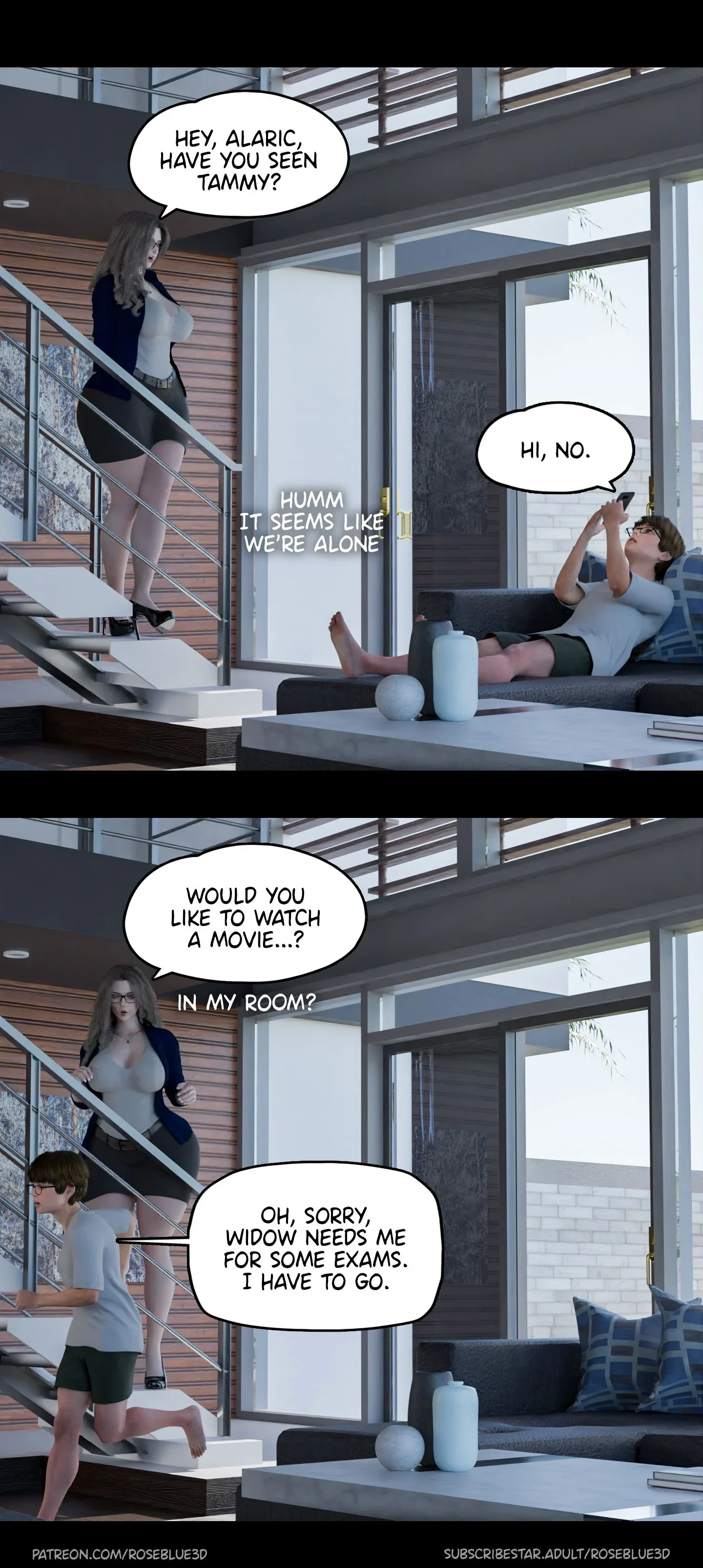 My Neighbor’s Widow  [RoseBlue3D] - 26 . My Neighbor's Widow - Ch.26 - Page 36