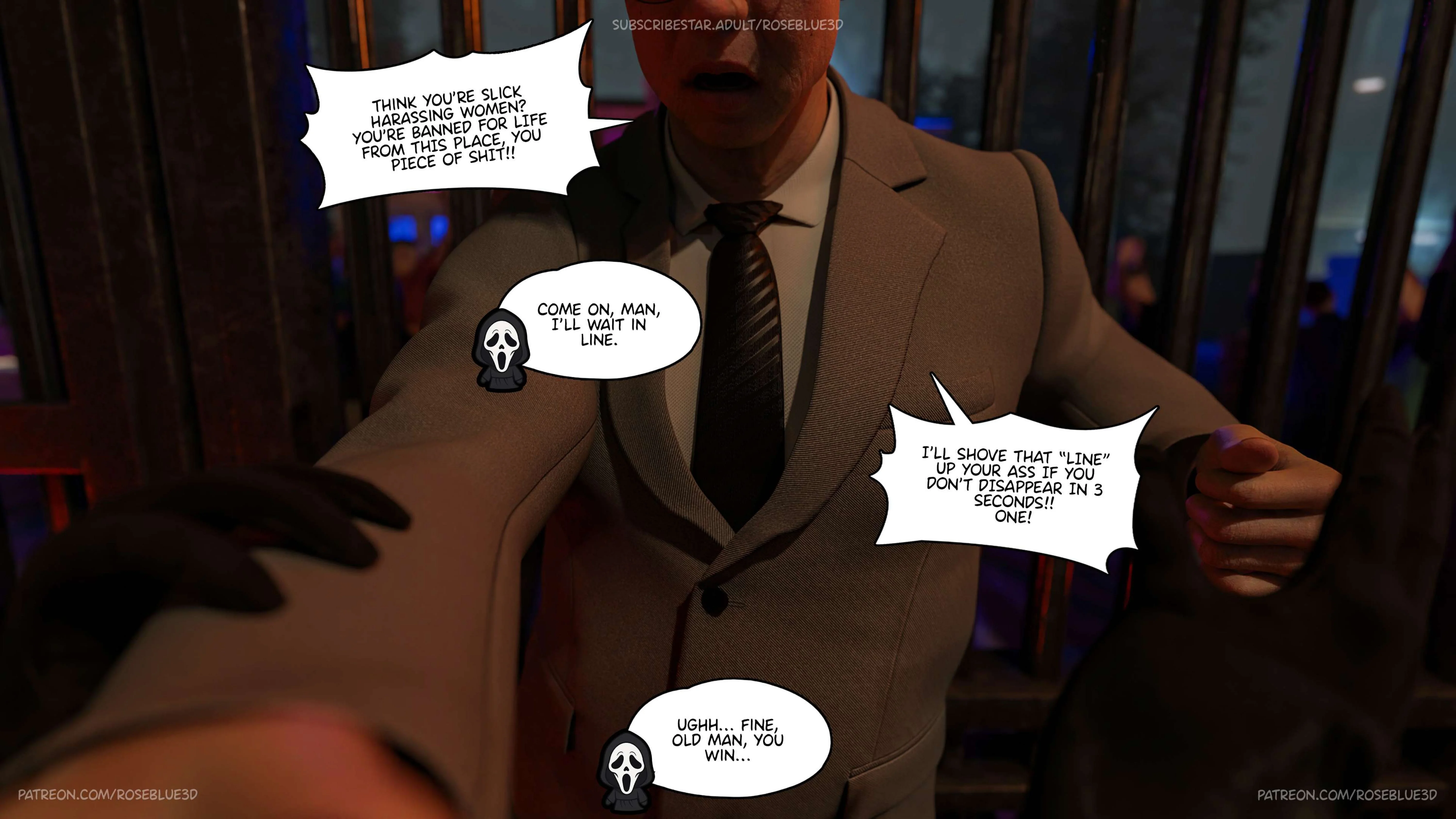My Neighbor’s Widow  [RoseBlue3D] - 47.5 . My Neighbor's Widow - Halloween Special - Ch.47.5 - Page 11