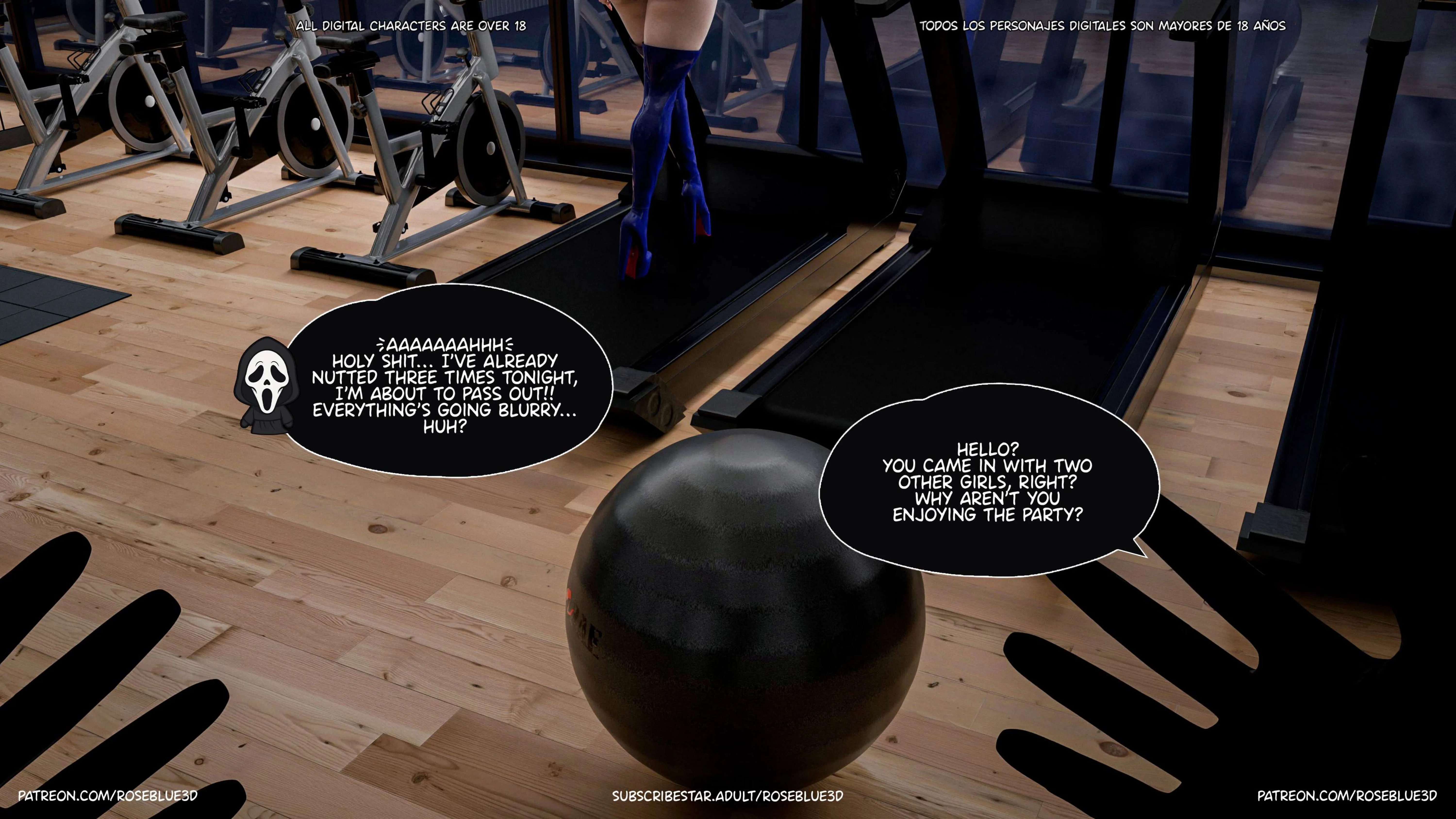My Neighbor’s Widow  [RoseBlue3D] - 47.5 . My Neighbor's Widow - Halloween Special - Ch.47.5 - Page 70