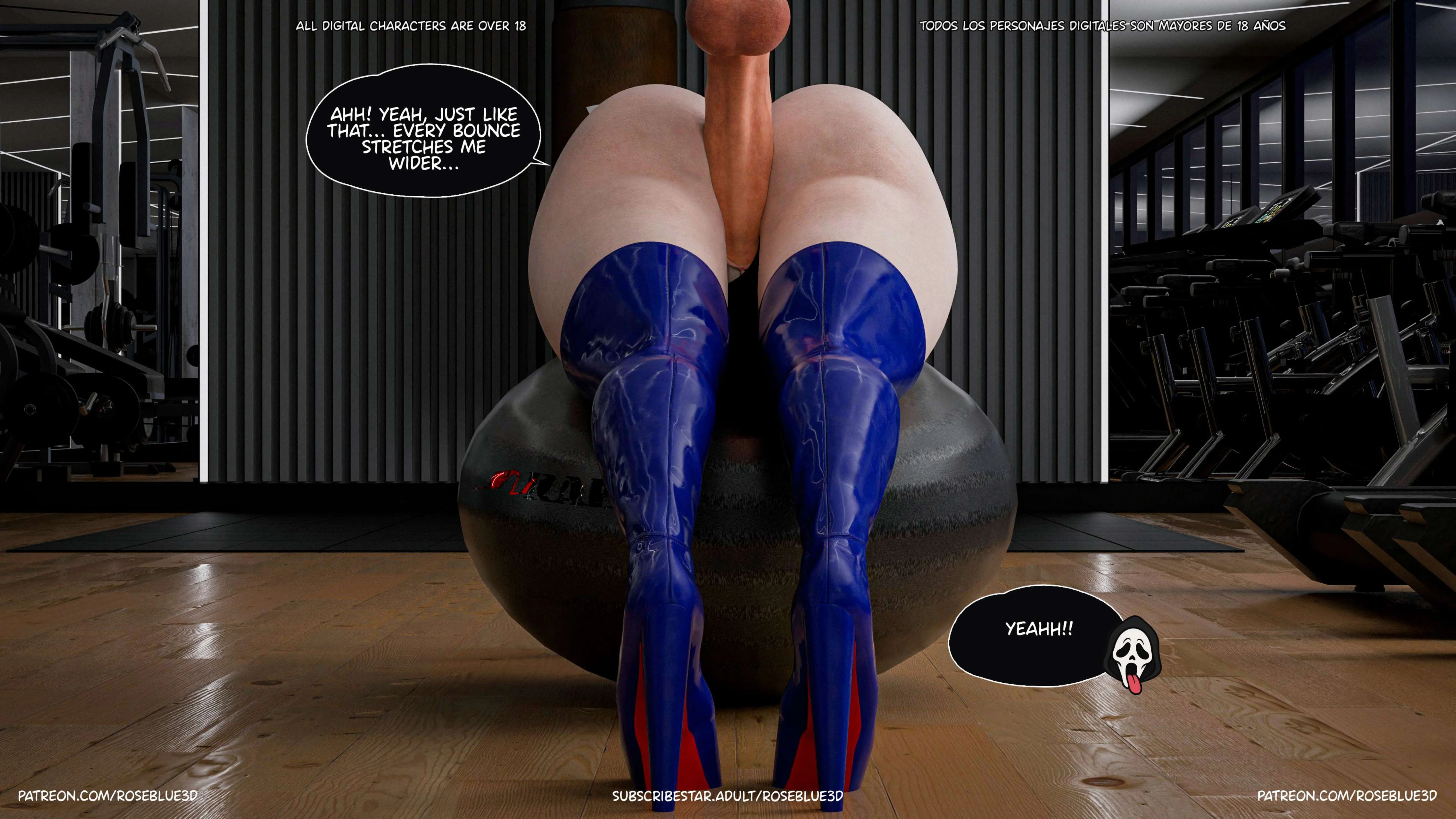 My Neighbor’s Widow  [RoseBlue3D] - 47.5 . My Neighbor's Widow - Halloween Special - Ch.47.5 - Page 75