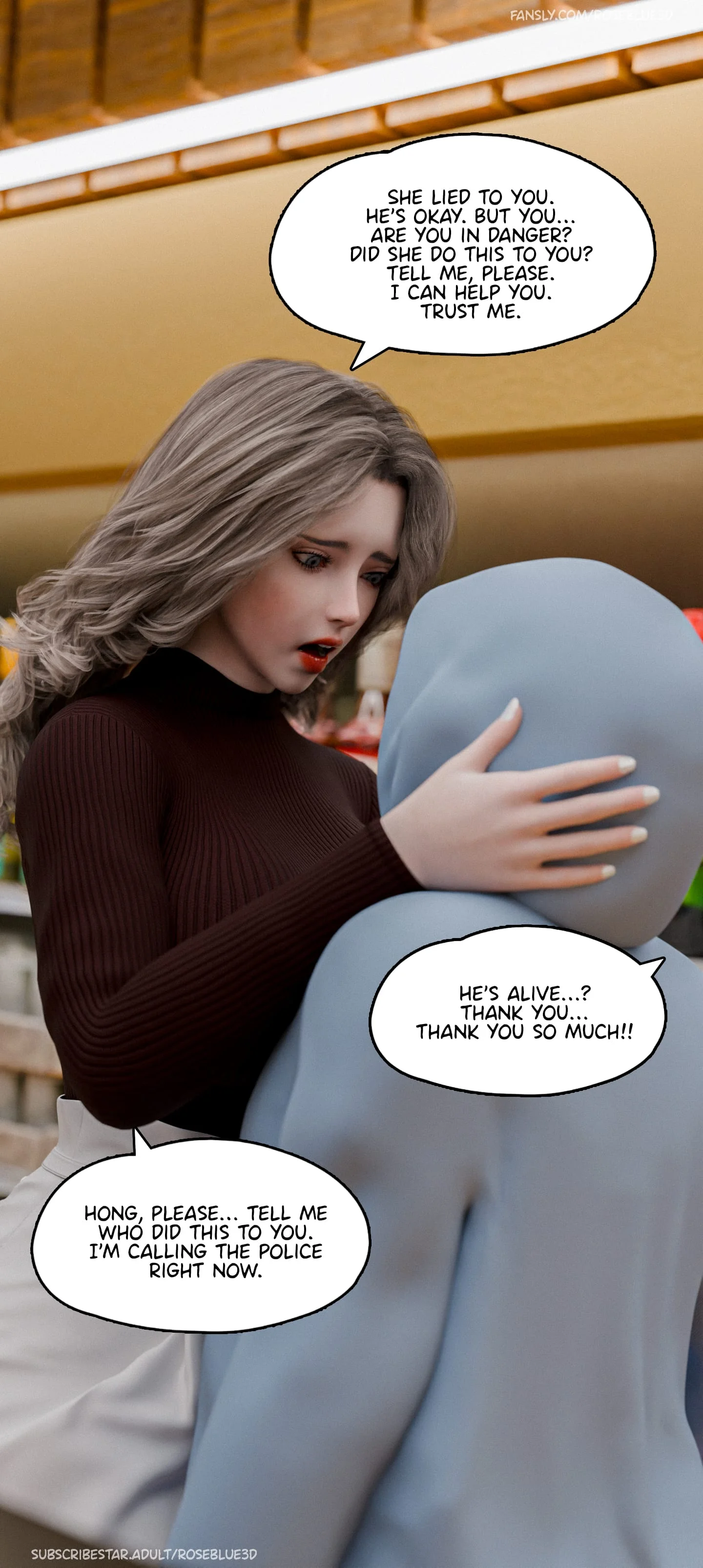 My Neighbor’s Widow  [RoseBlue3D] - 44 . My Neighbor's Widow - Ch.44 - Page 13