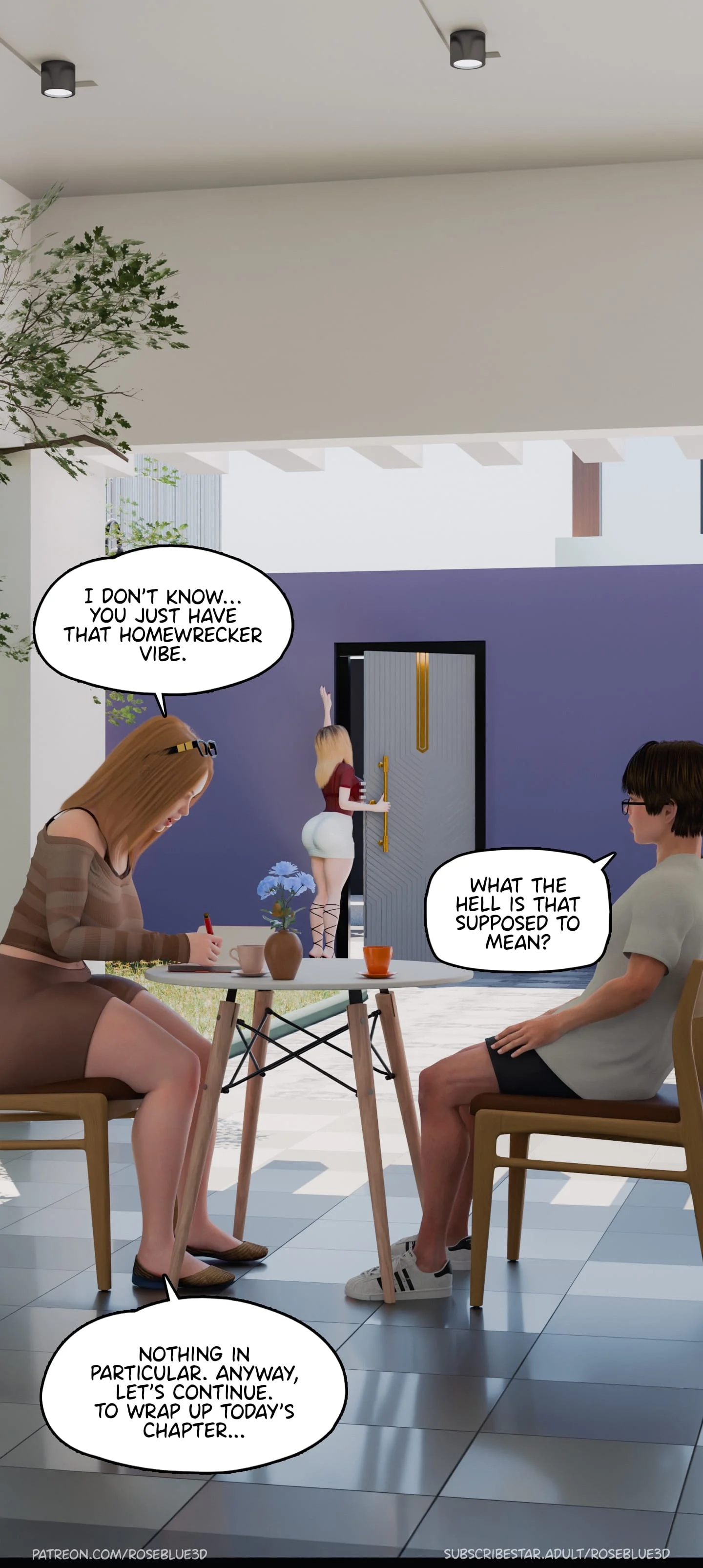My Neighbor’s Widow  [RoseBlue3D] - 40 . My Neighbor's Widow - Ch.40 - Page 87