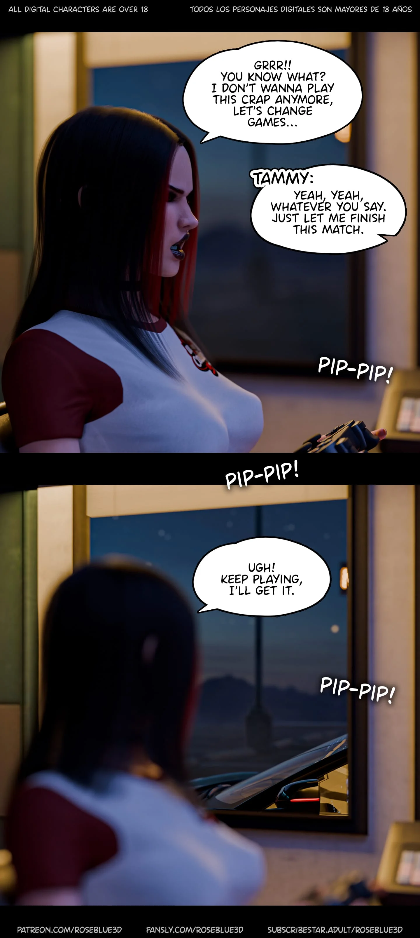 My Neighbor’s Widow  [RoseBlue3D] - 54 . My Neighbor's Widow - Ch.54 - Page 12