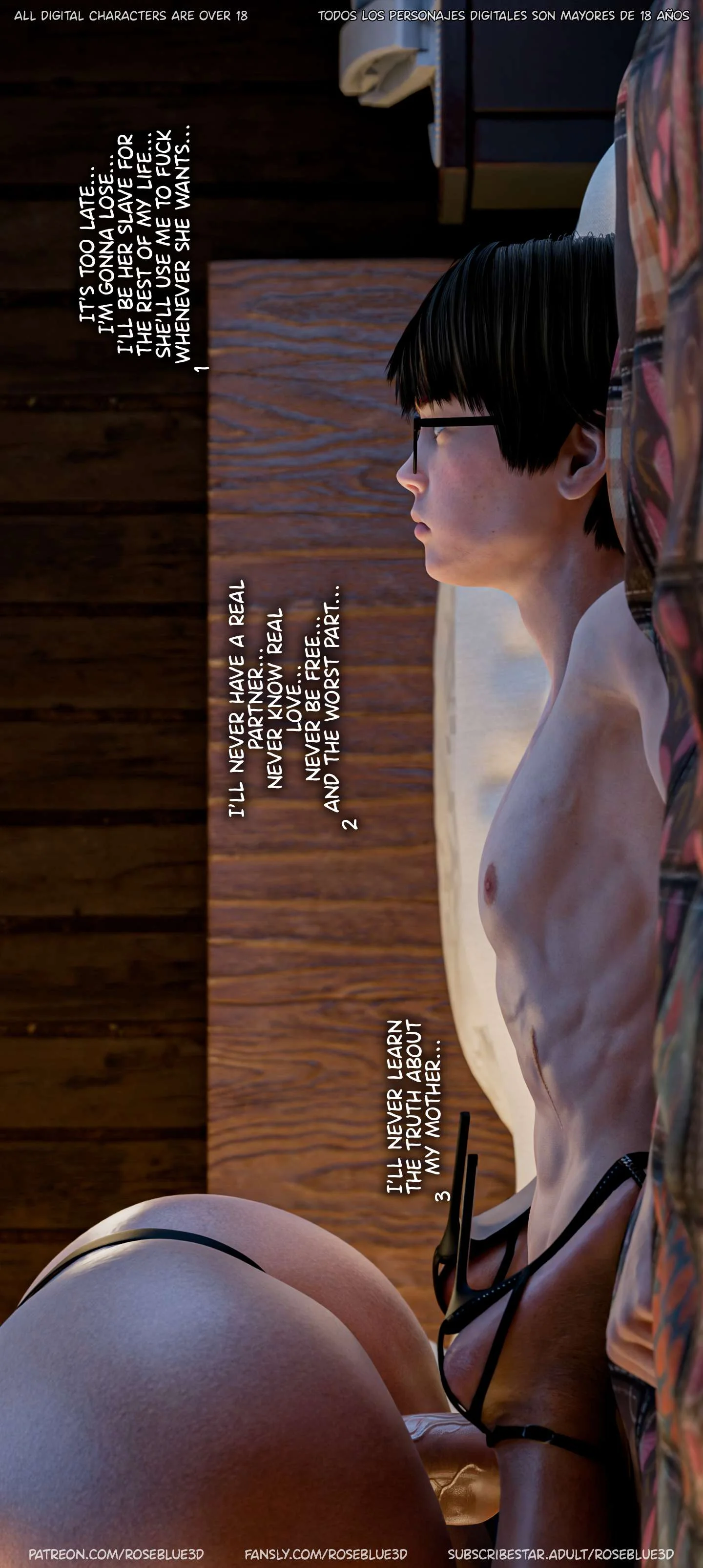 My Neighbor’s Widow  [RoseBlue3D] - 50 . My Neighbor's Widow - Ch.50 - Page 105