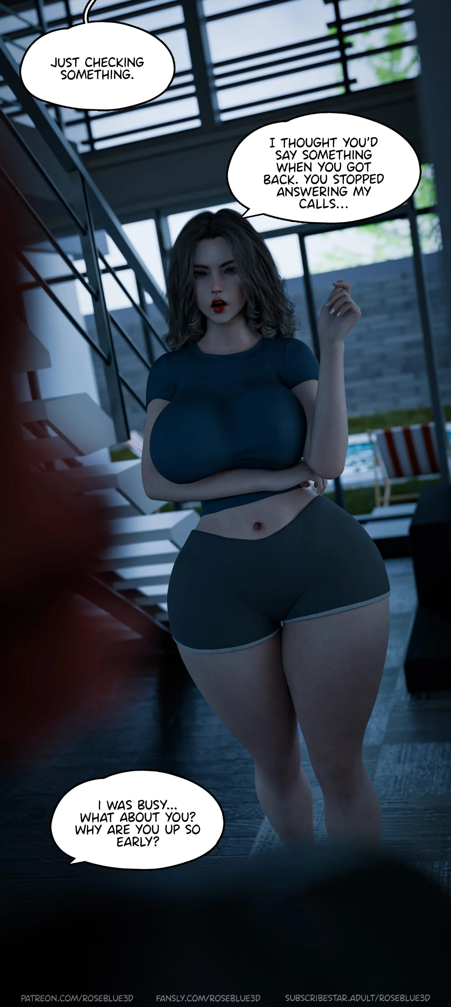 My Neighbor’s Widow  [RoseBlue3D] - 46 . My Neighbor's Widow - Ch.46 - Page 7