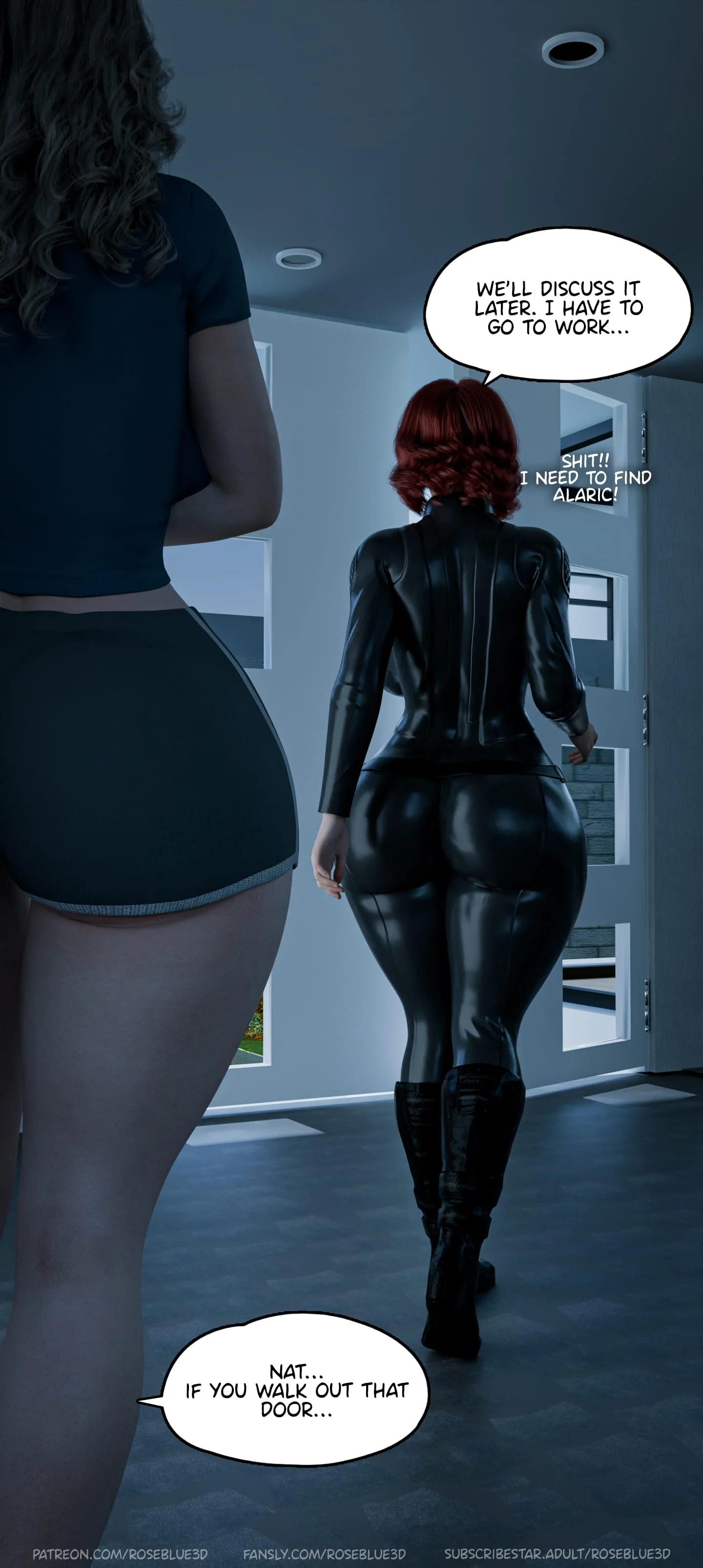 My Neighbor’s Widow  [RoseBlue3D] - 46 . My Neighbor's Widow - Ch.46 - Page 9