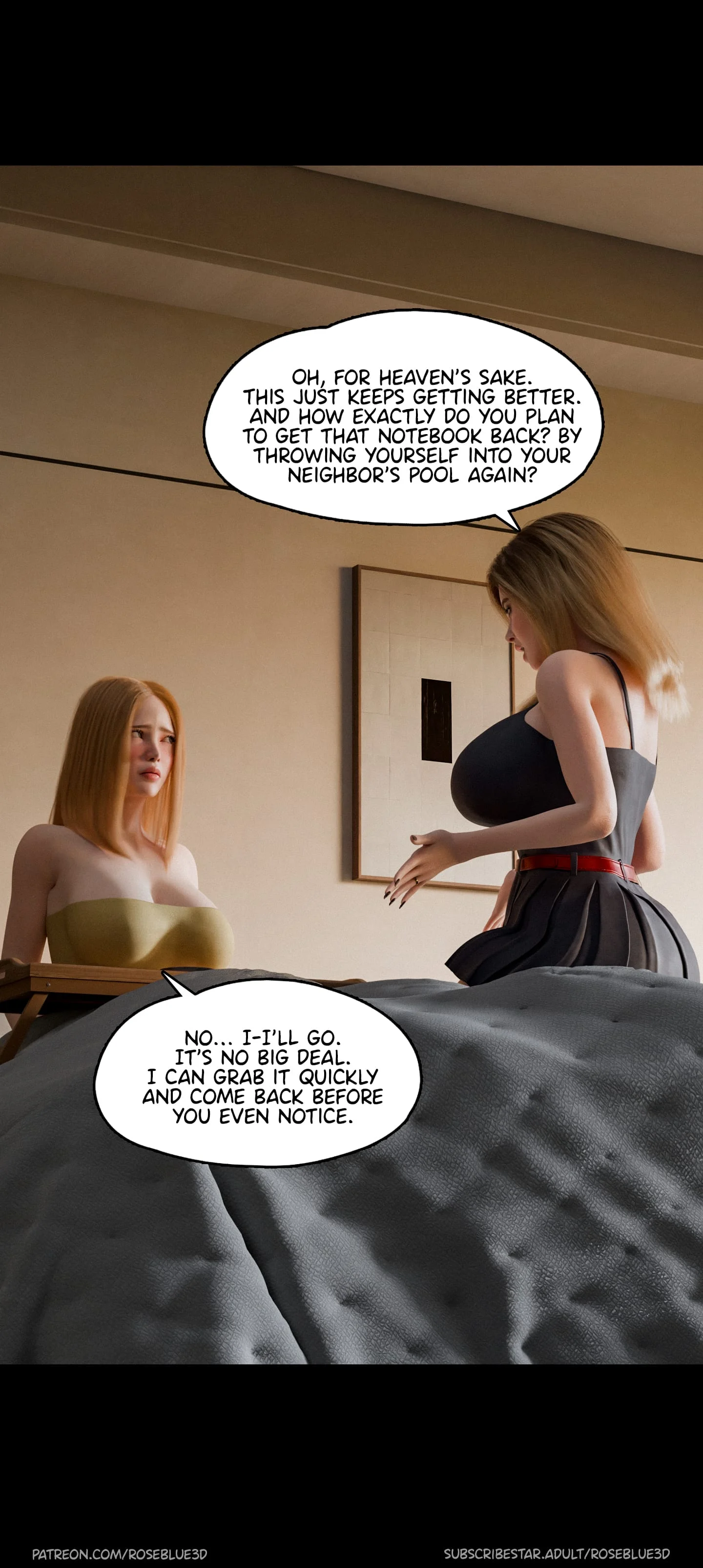 My Neighbor’s Widow  [RoseBlue3D] - 35 . My Neighbor's Widow - Ch.35 - Page 15
