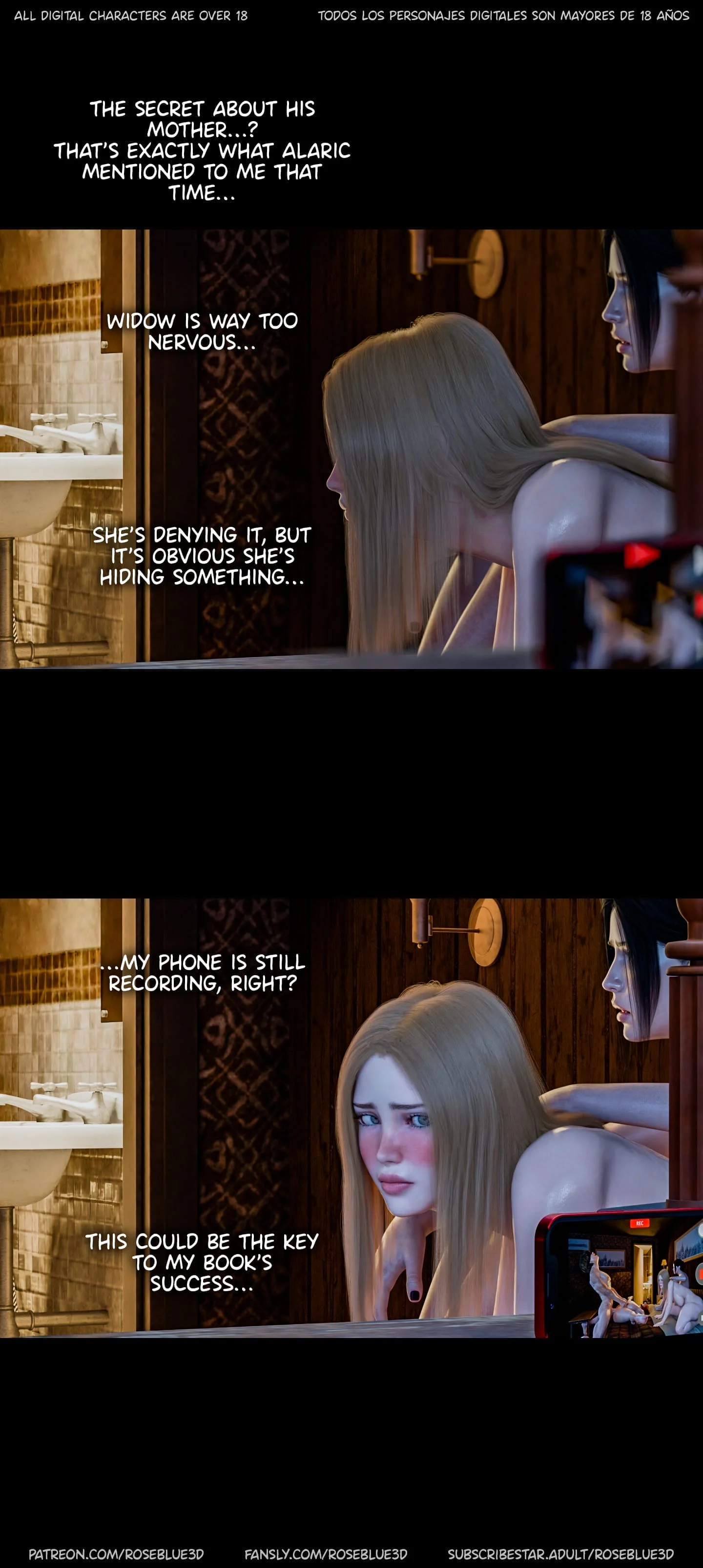 My Neighbor’s Widow  [RoseBlue3D] - 55 . My Neighbor's Widow - Ch.55 - Page 86
