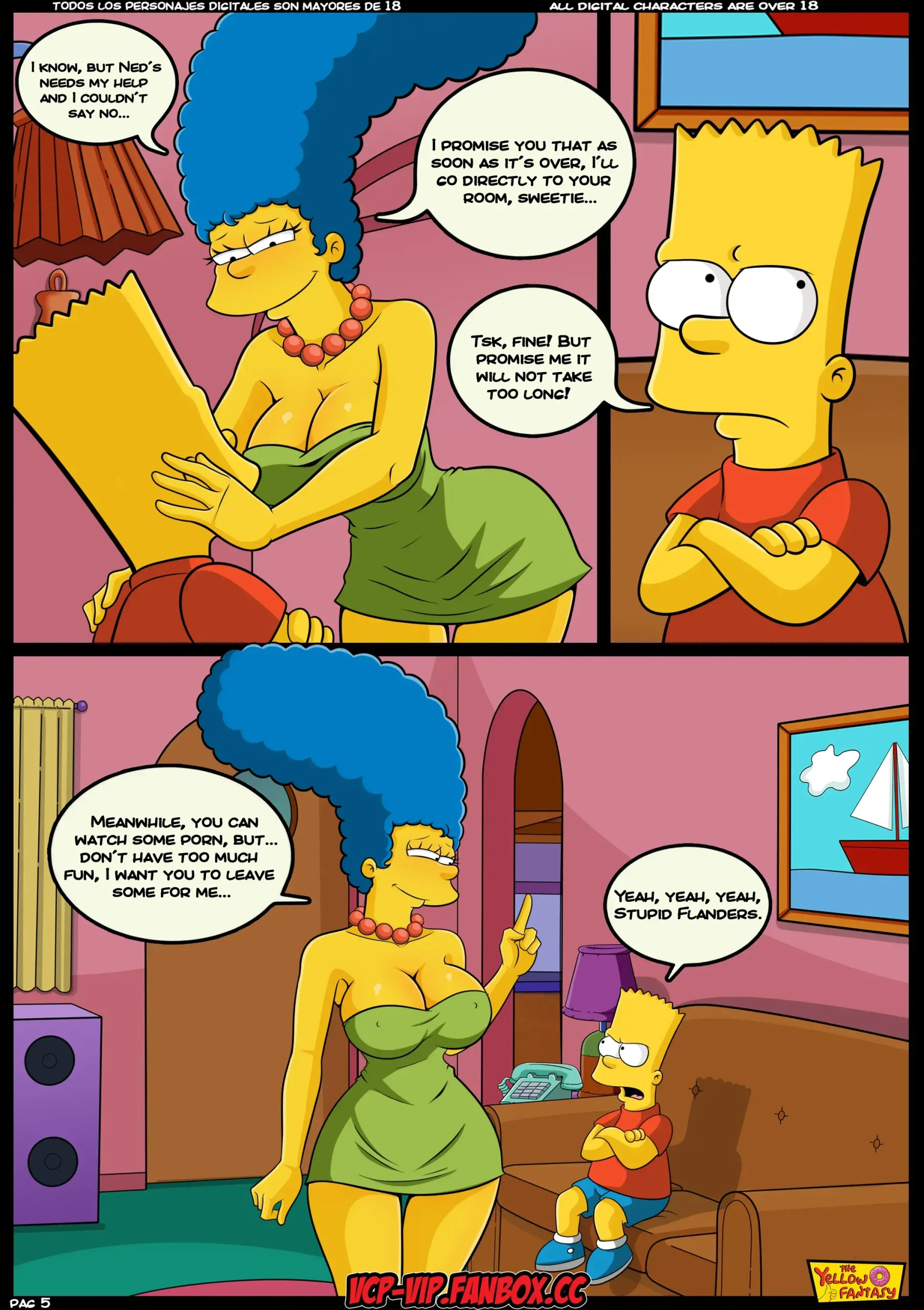 The Yellow Fantasy 4: Babysitting without Babysitting - Babysitting without Babysitting [The Simpsons] - Page 6