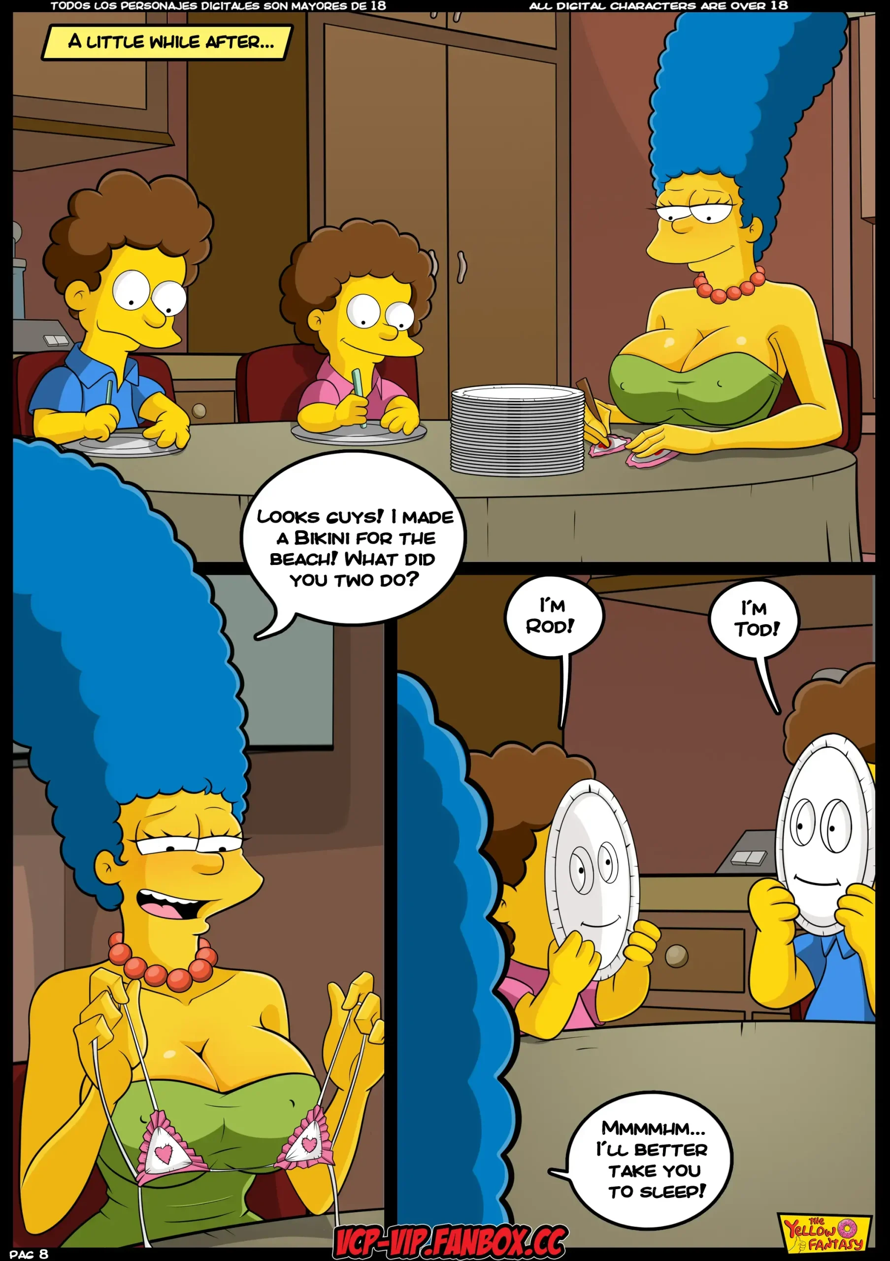 The Yellow Fantasy 4: Babysitting without Babysitting - Babysitting without Babysitting [The Simpsons] - Page 9