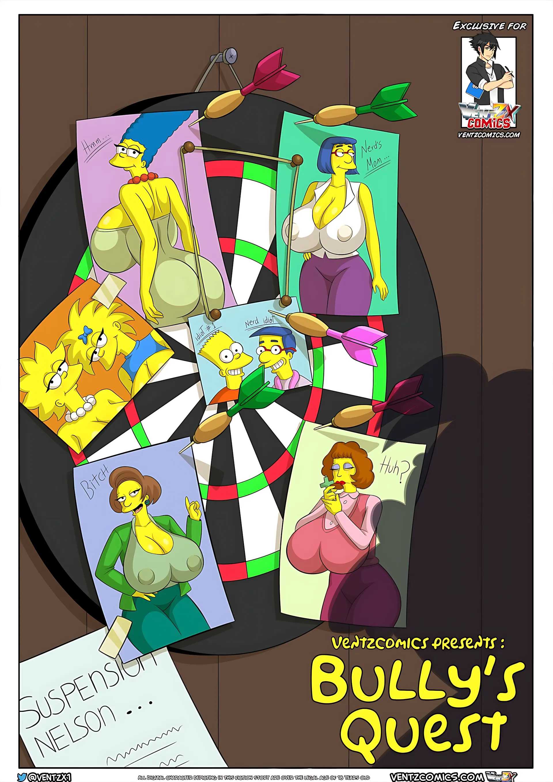 Bully’s Quest – The Simpsons [VentzX] - 1. Bully's Quest - Chapter 1 - Page 1