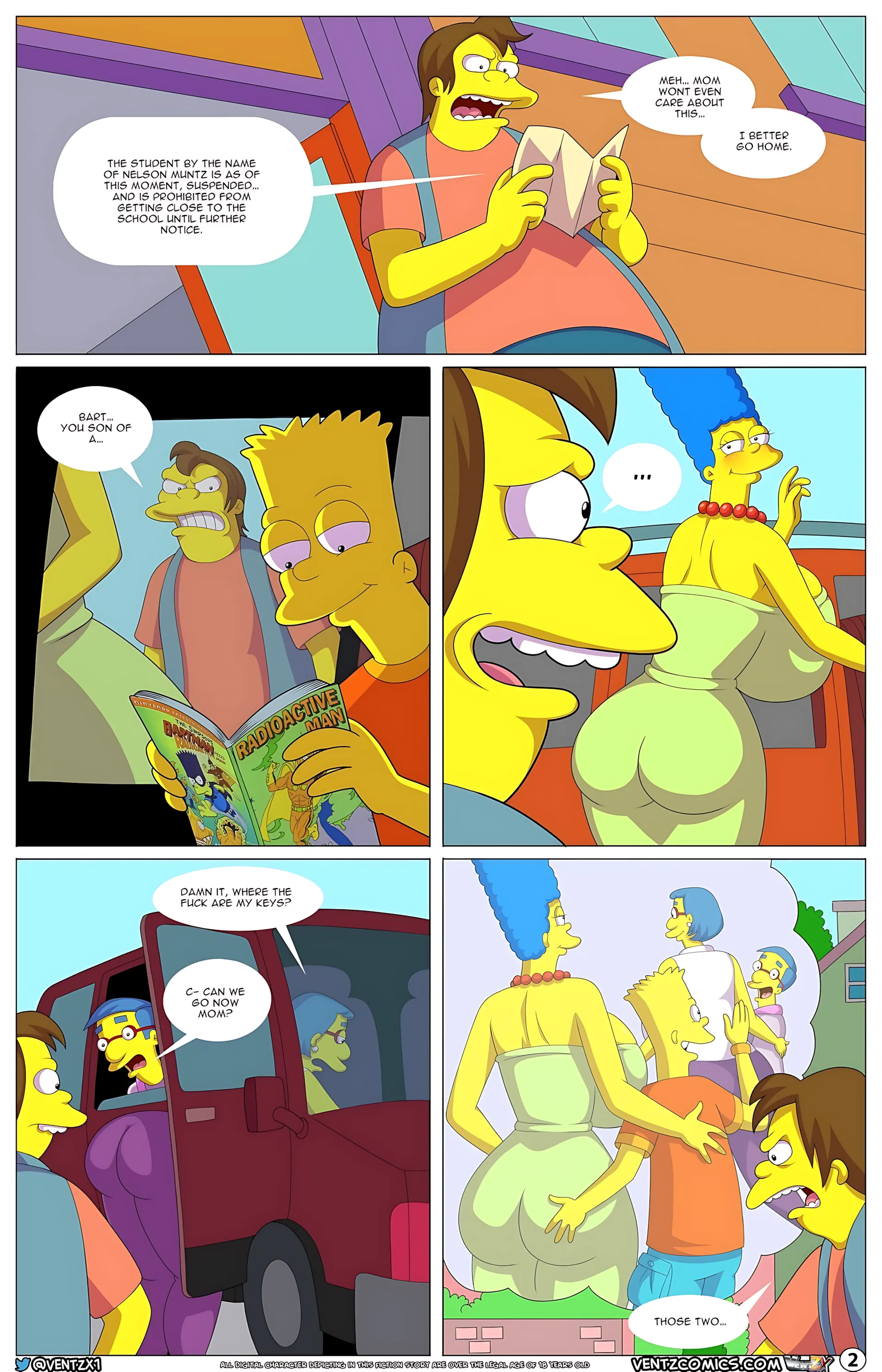 Bully’s Quest – The Simpsons [VentzX] - 1. Bully's Quest - Chapter 1 - Page 3