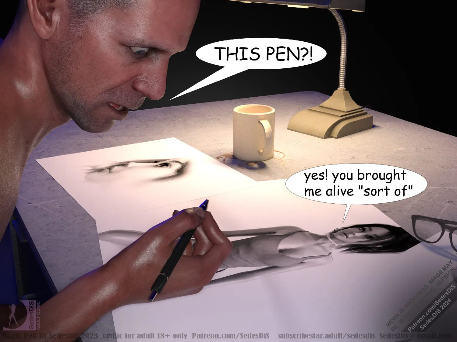 Magic Pen [SedesDiS] - 1 . Magic Pen - Chapter 1 - Page 20