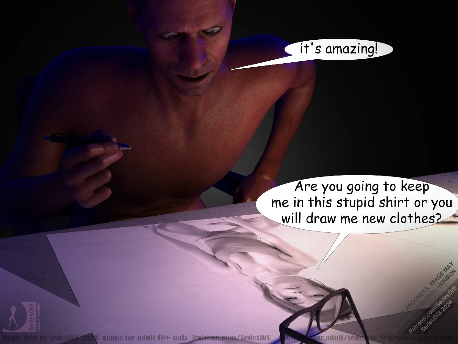 Magic Pen [SedesDiS] - 1 . Magic Pen - Chapter 1 - Page 21