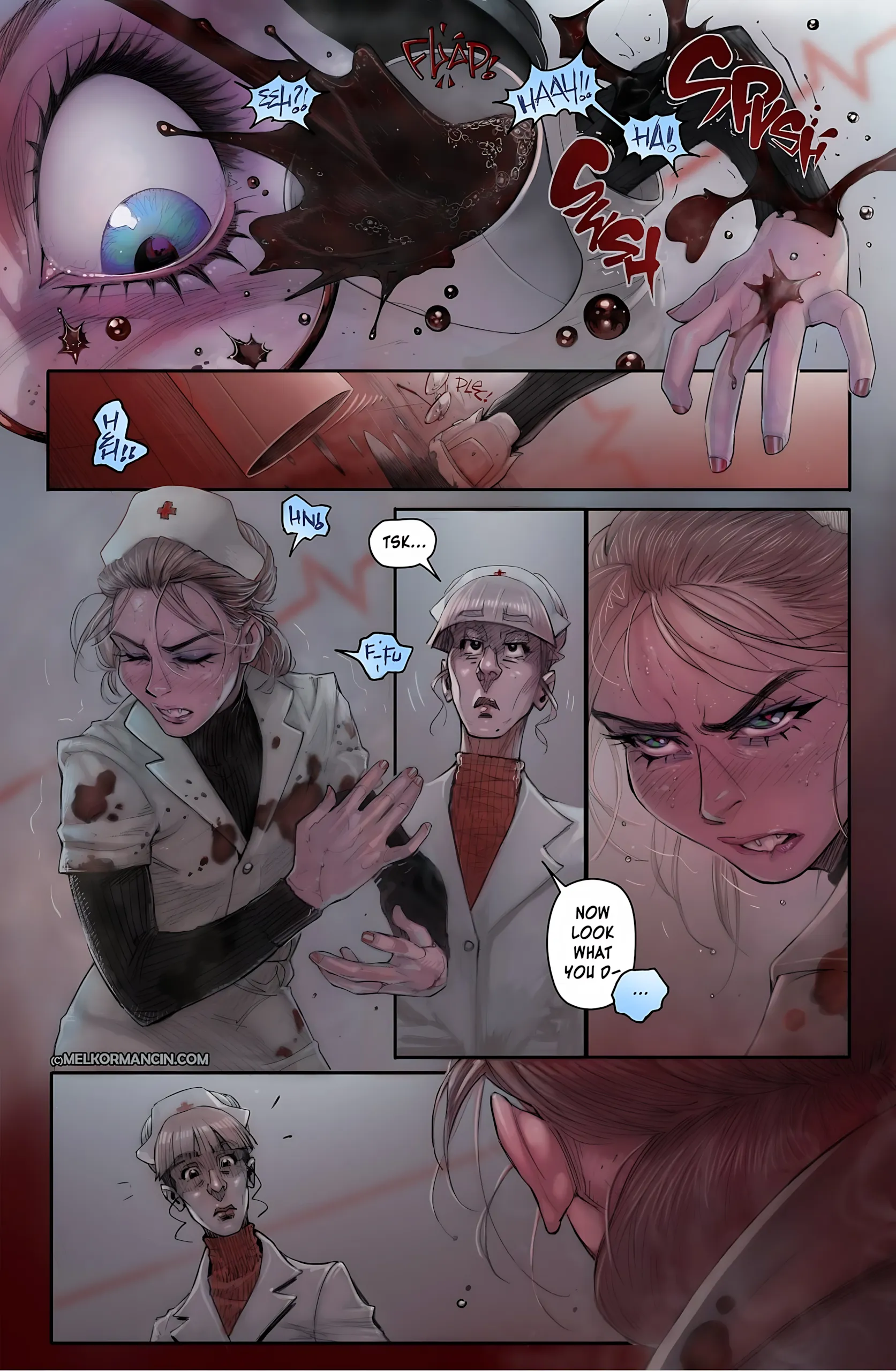 Nurse Morgan [Melkor Mancin] - 1 . Nurse Morgan - Chapter 1 [Romulo Melkor Mancin] - Page 22