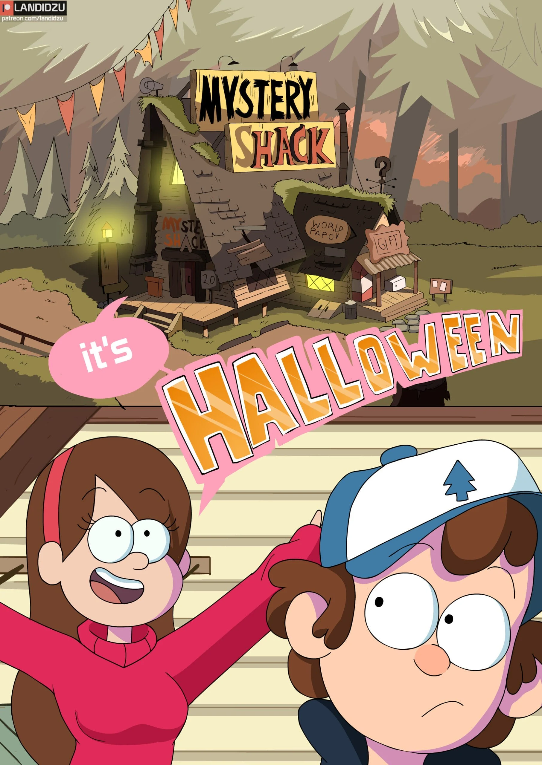 Gravity Falls – Trick or Treat [Landidzu] - Gravity Falls – Trick or Treat - Page 2