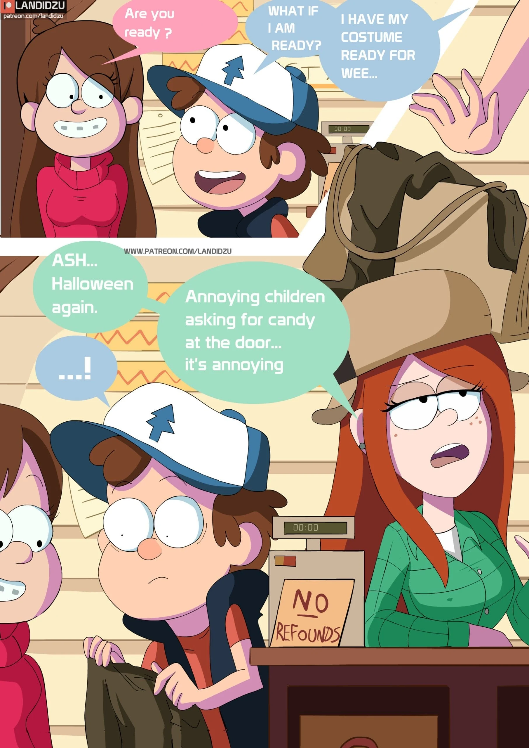 Gravity Falls – Trick or Treat [Landidzu] - Gravity Falls – Trick or Treat - Page 3