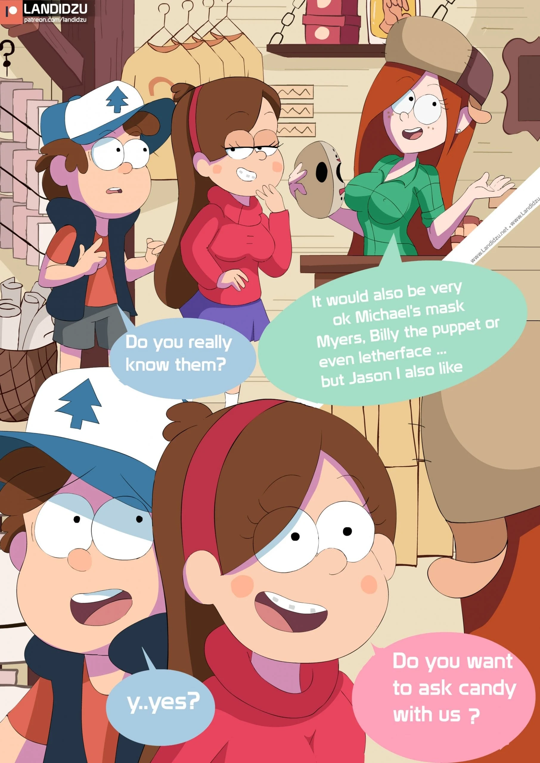 Gravity Falls – Trick or Treat [Landidzu] - Gravity Falls – Trick or Treat - Page 8