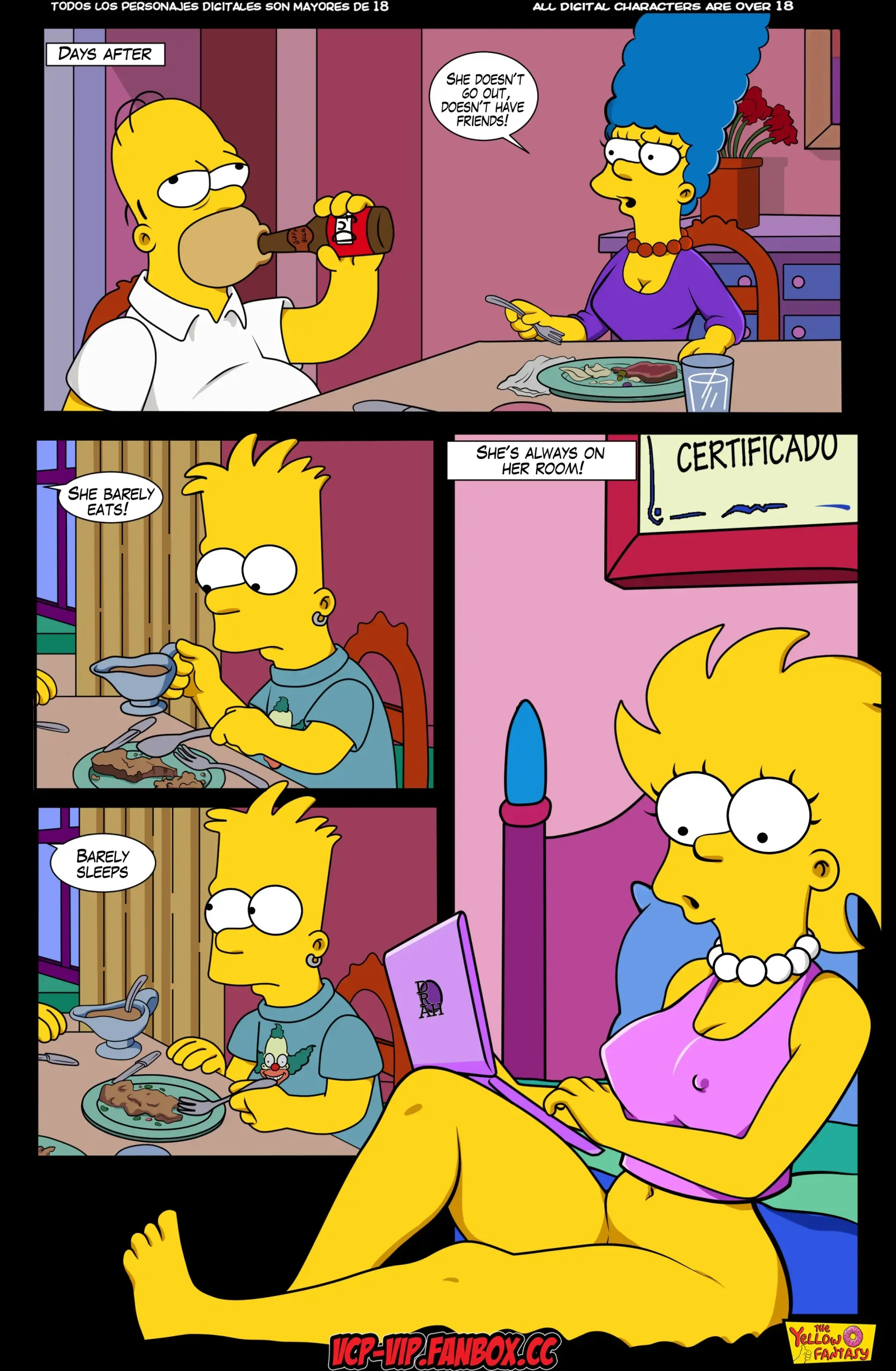 The Yellow Fantasy: Affinity – Simpsons - Affinity – Simpsons - Page 3