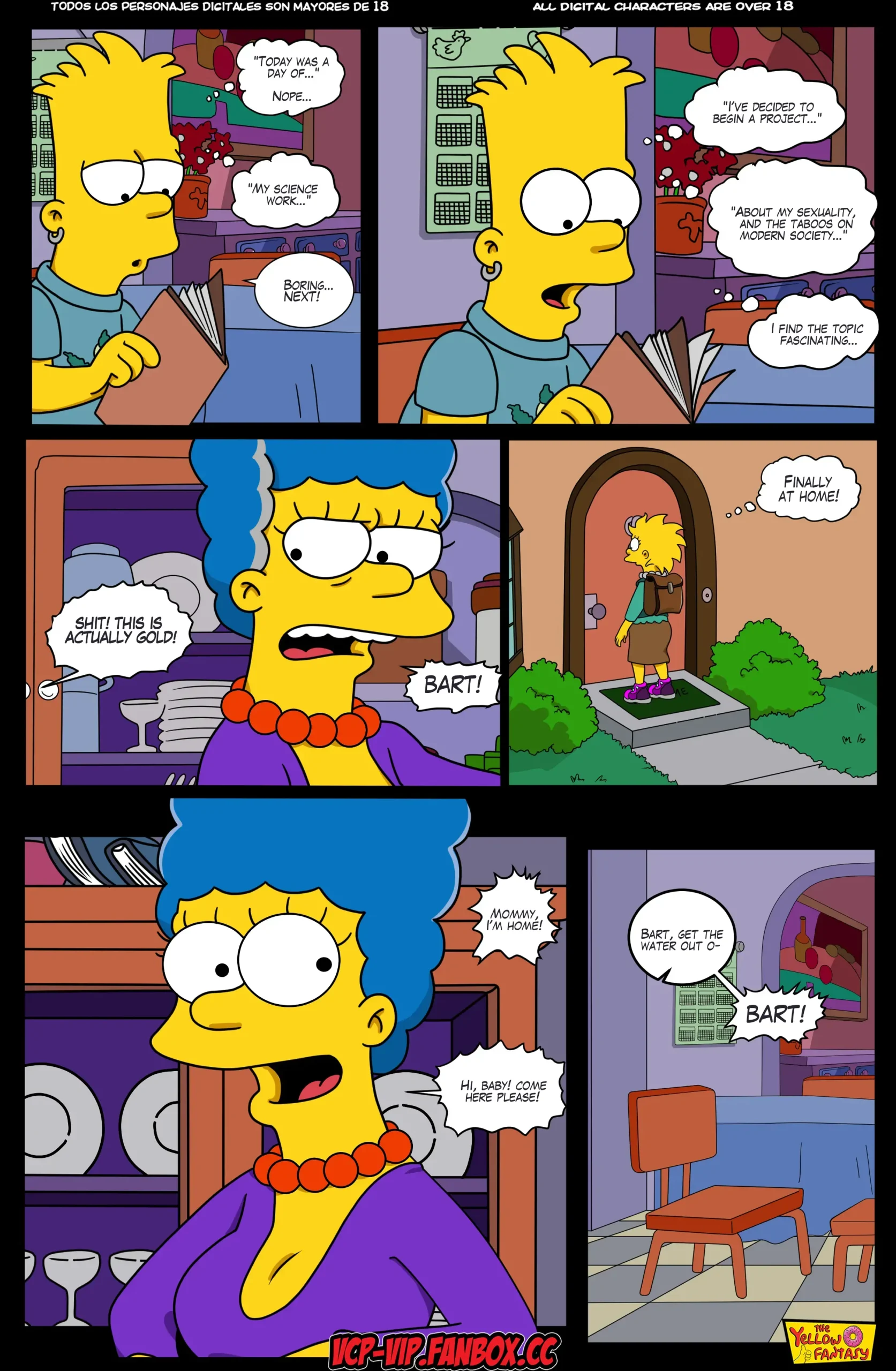 The Yellow Fantasy: Affinity – Simpsons - Affinity – Simpsons - Page 14