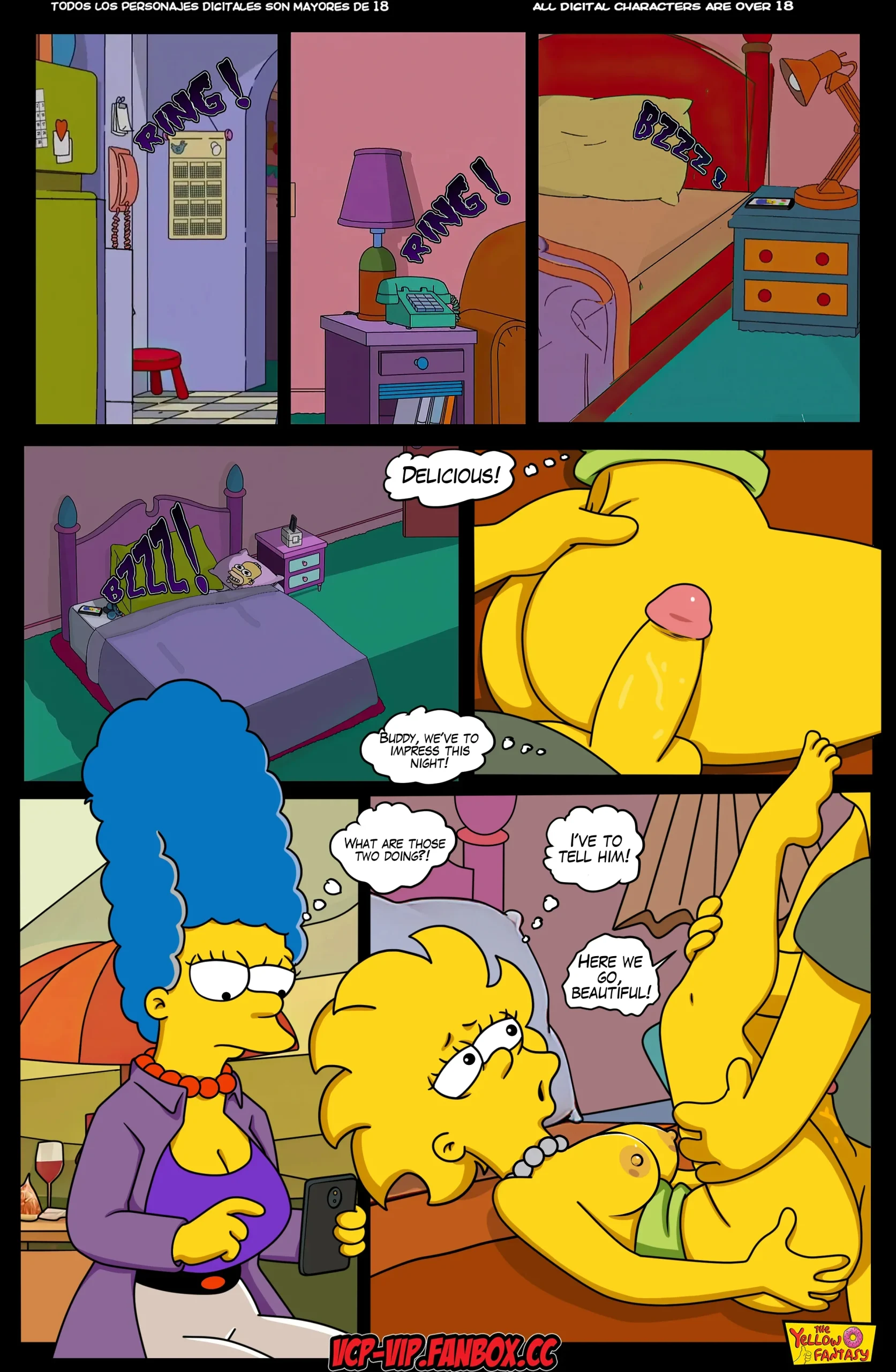 The Yellow Fantasy: Affinity – Simpsons - Affinity – Simpsons - Page 54