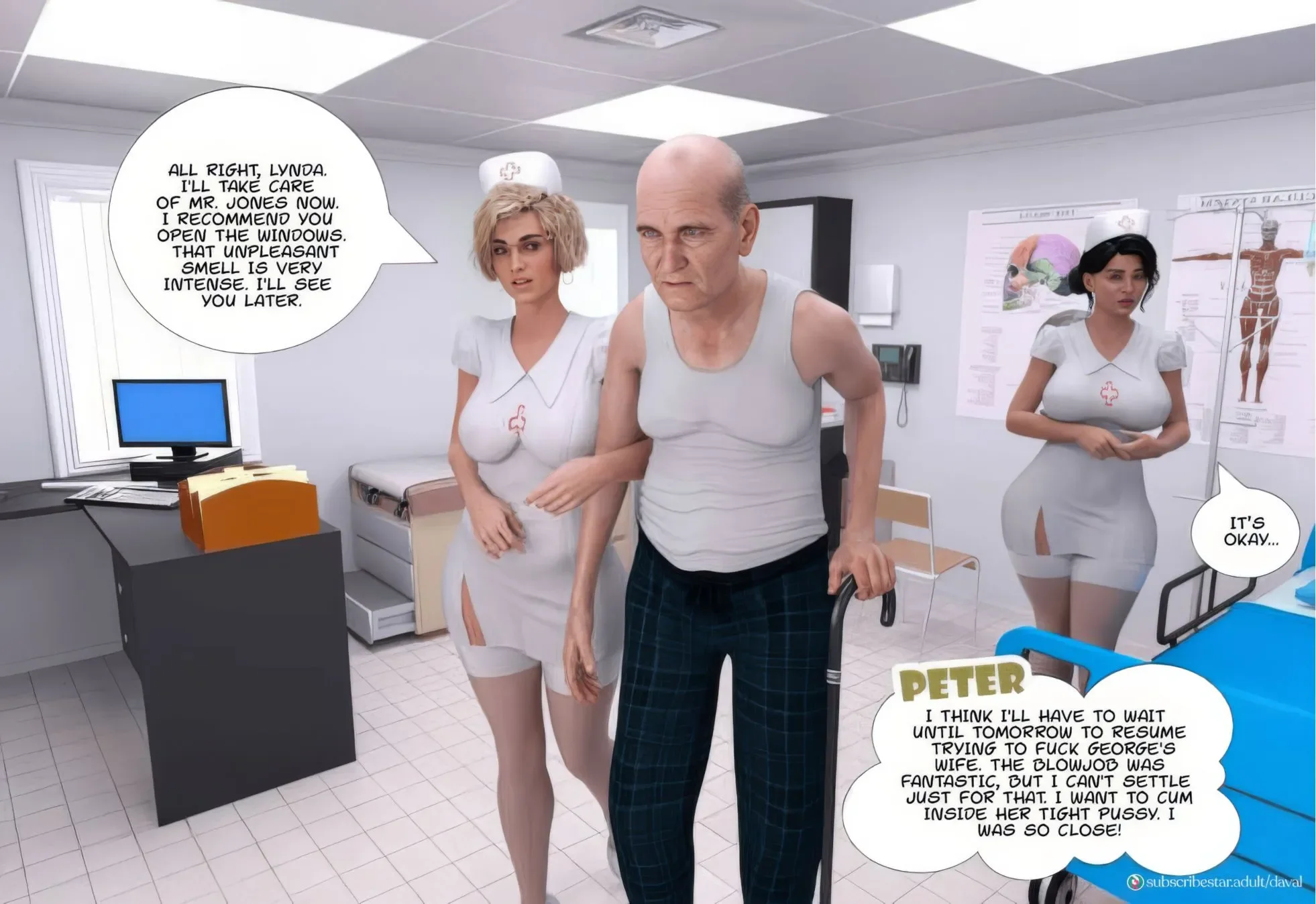 Uncle Peter [Daval3D] - 1. Uncle Peter - a pervert old man - Page 56