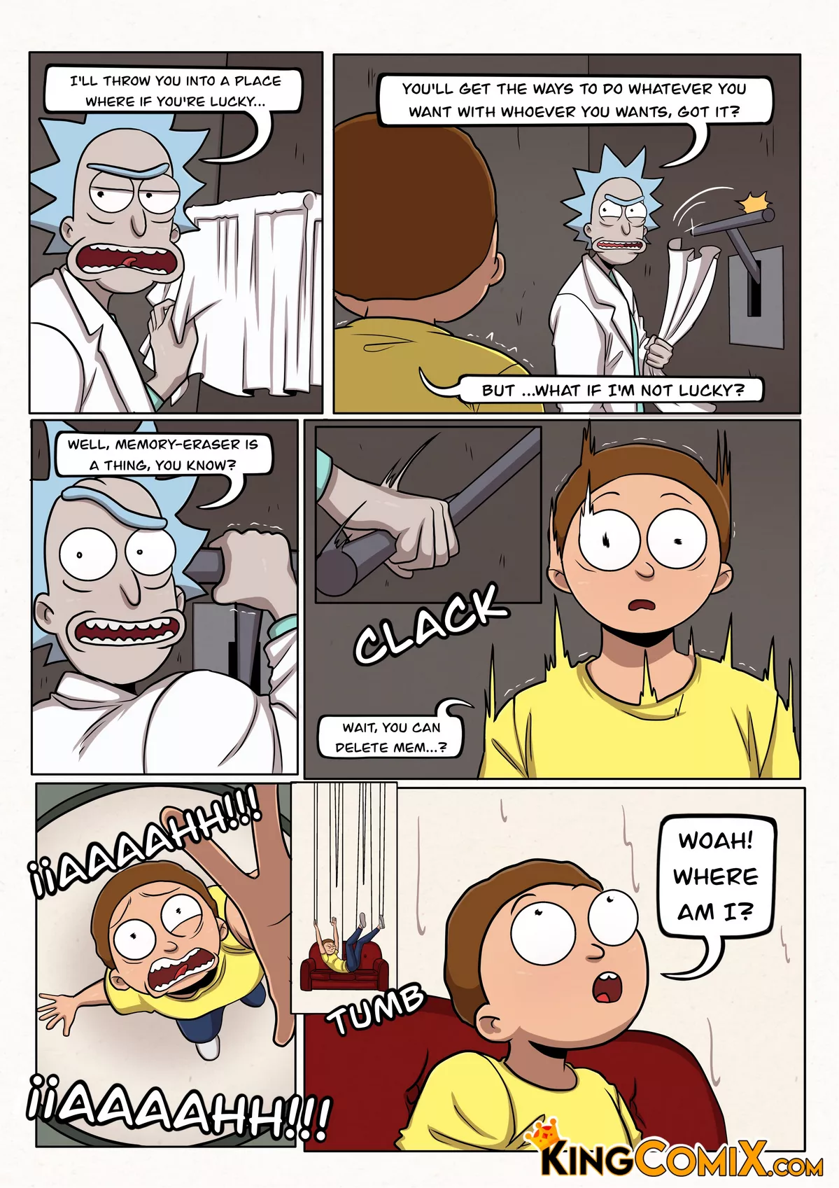Rick and Morty Another Morty Sex Comic [Kingcomix] - Rick and Morty Another Morty Sex Comic - Page 4